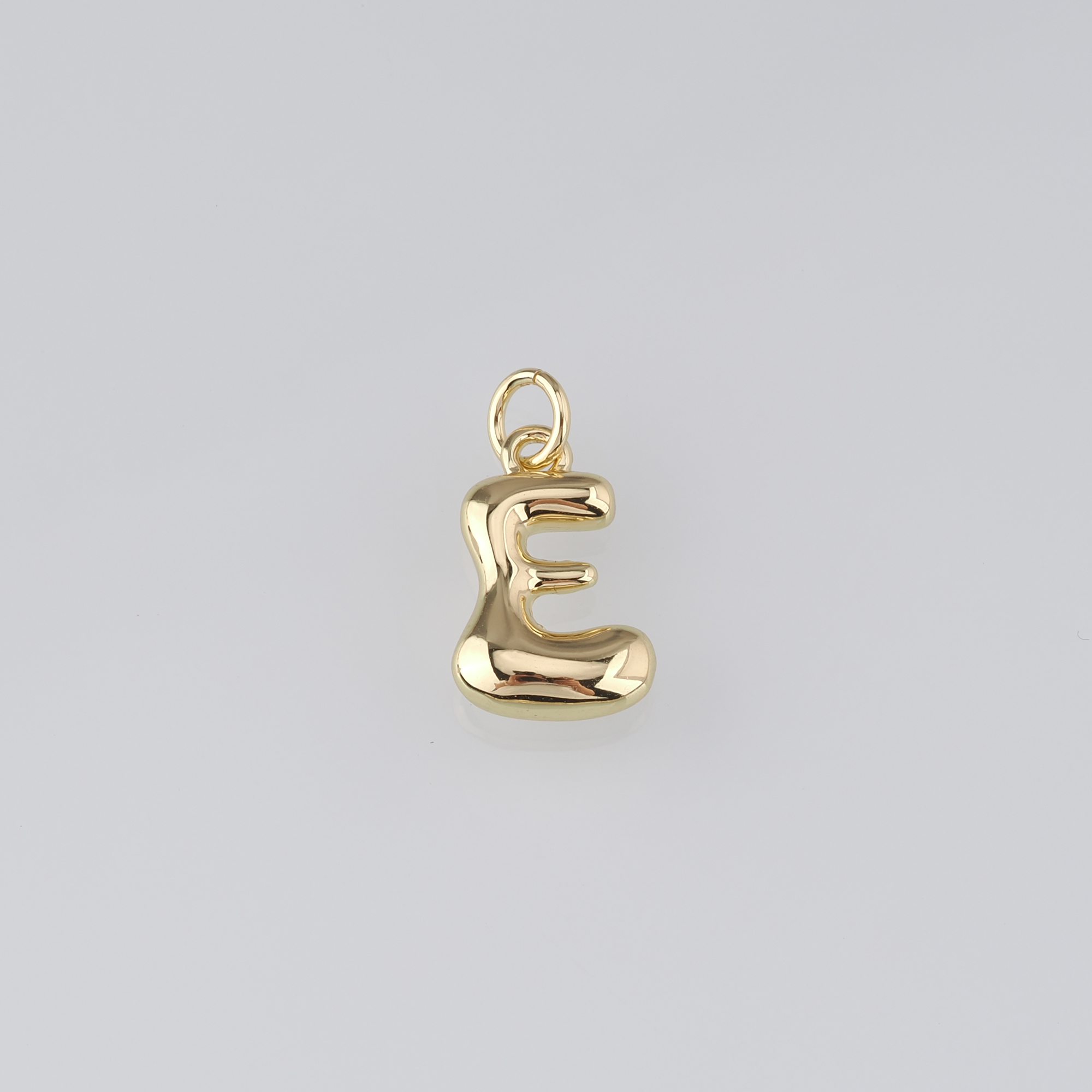 18K Gold Filled Initial Pendant,Dainty Letter Charm Earrings Necklace for DIY Jewelry Making Supply