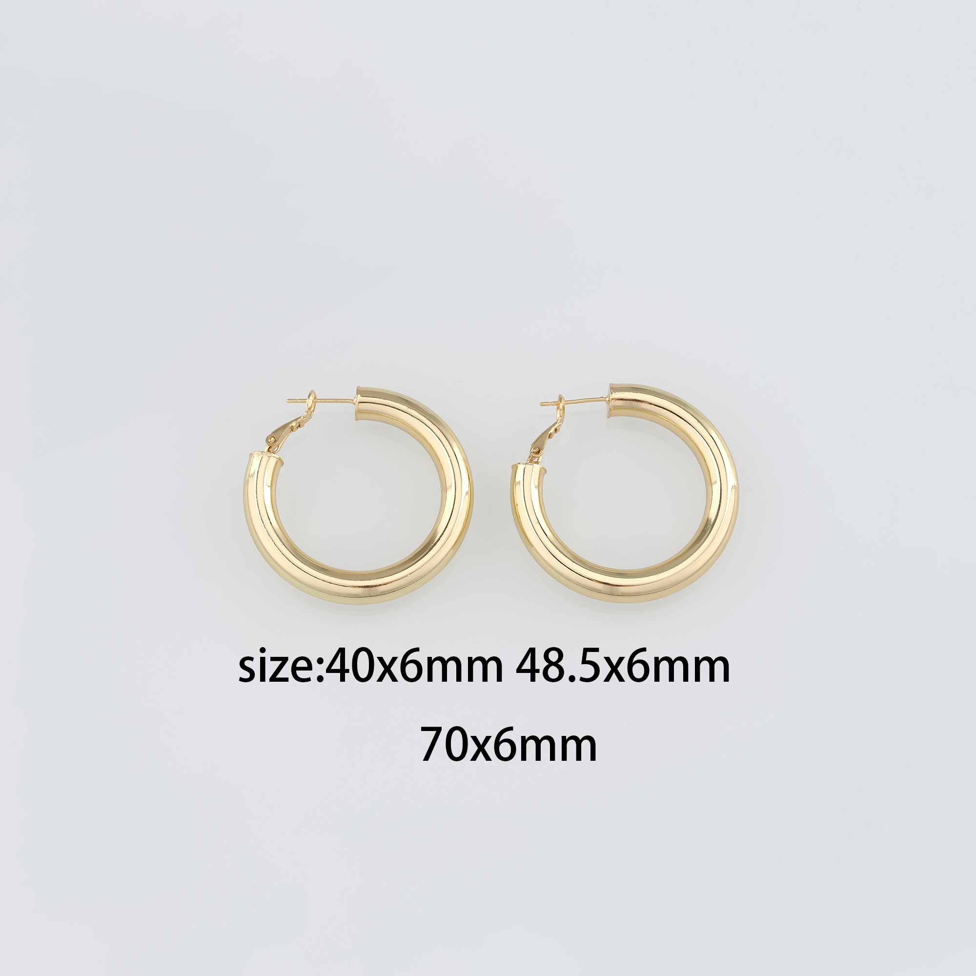 Dainty Hoop Earrings,18K Gold Filled Round Hoop Earrings,Gold Hoops,Minimalist Hoops Huggie