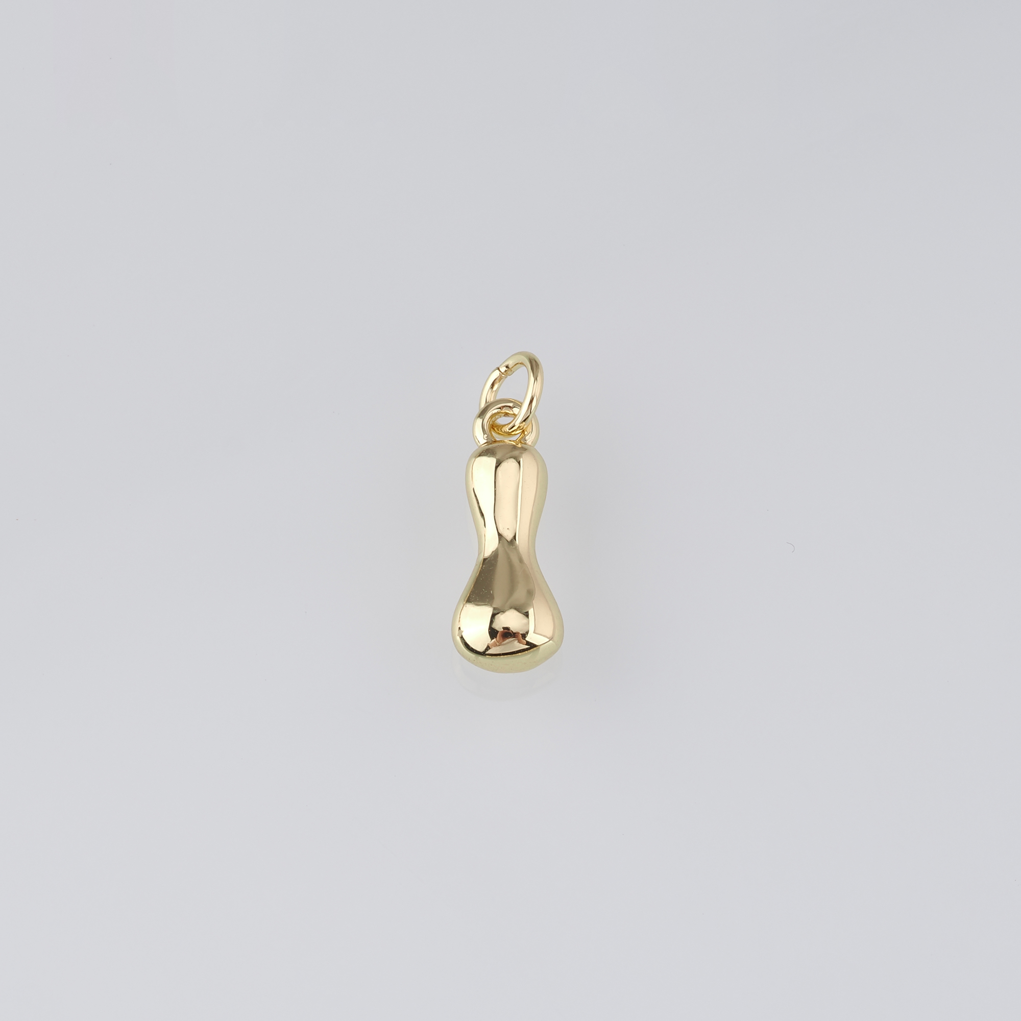 18K Gold Filled Initial Pendant,Dainty Letter Charm Earrings Necklace for DIY Jewelry Making Supply