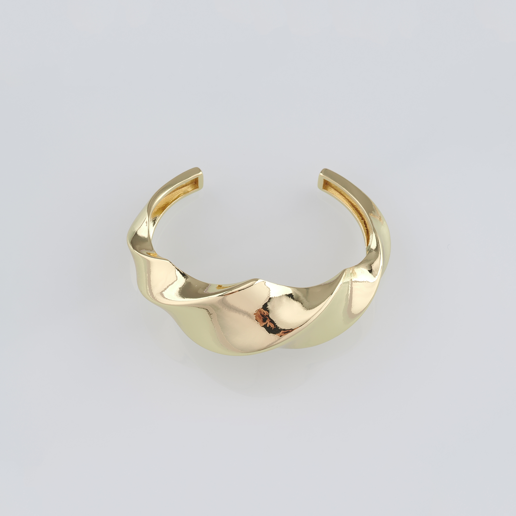 18K Gold Filled Twist Bangle,Gold Bracelet,Dainty Bracelet,Minimalist Bracelet,Everyday Bracelet,Gift for Her