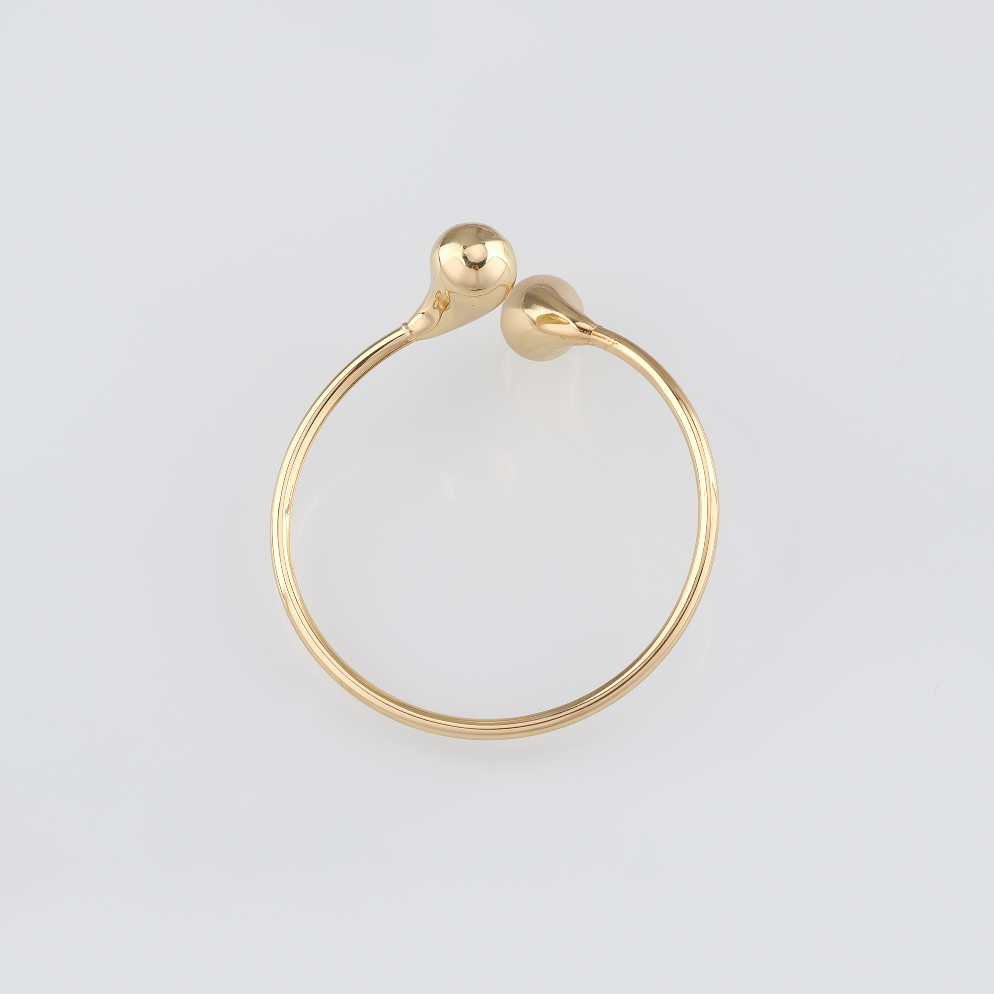 18K Gold Filled Teardrop Bangle Bracelet,Cuff Bangle Bracelet For Women,Minimalist Bracelet,Everyday Bracelet,Gift for Her