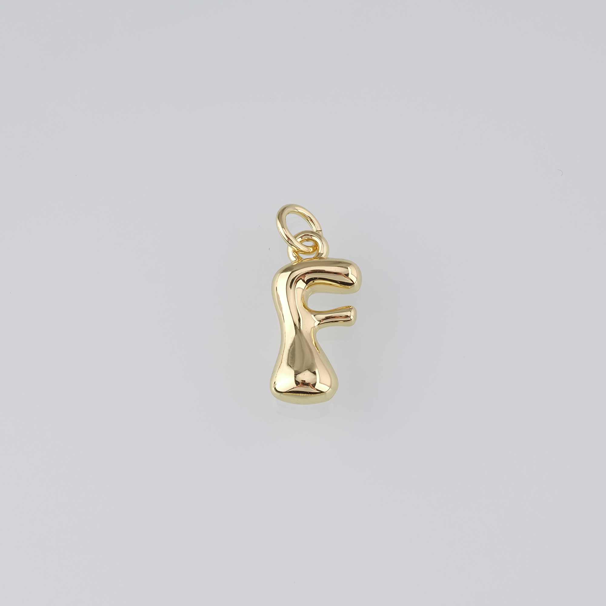 18K Gold Filled Initial Pendant,Dainty Letter Charm Earrings Necklace for DIY Jewelry Making Supply