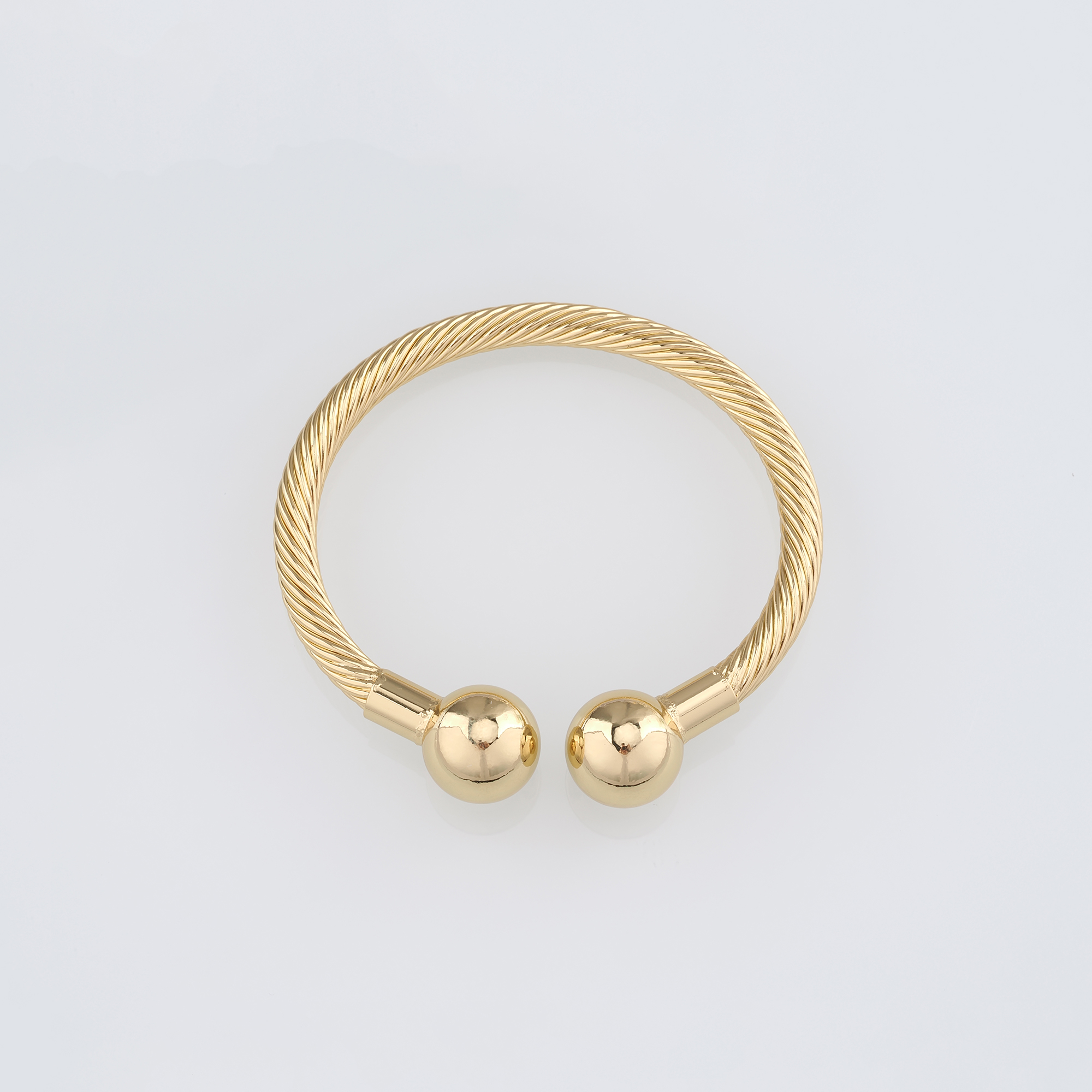 18K Gold Filled Ball Bangle,Gold Ball Bracelet,Dainty Bracelet,Minimalist Bracelet,Gift for Her