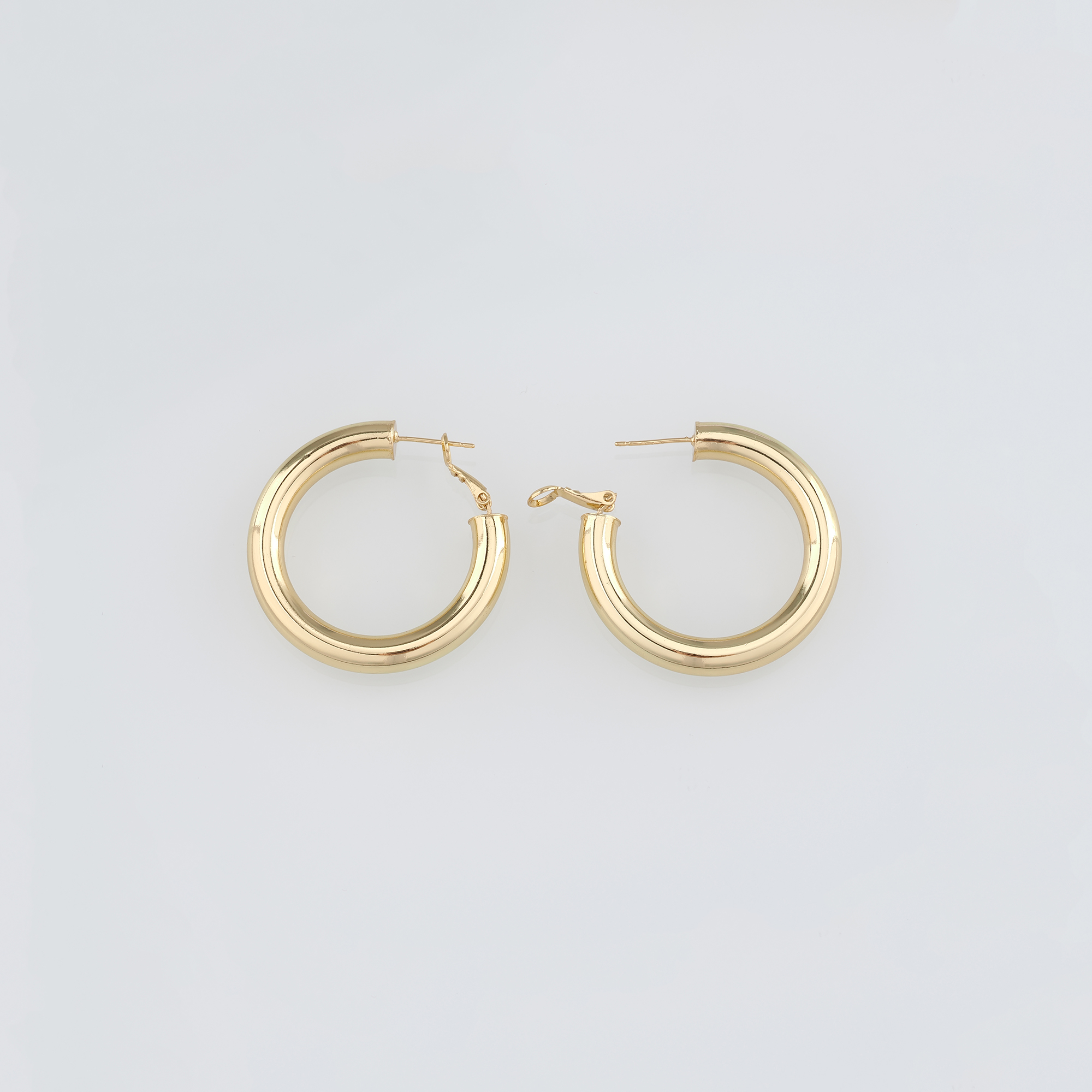 Dainty Hoop Earrings,18K Gold Filled Round Hoop Earrings,Gold Hoops,Minimalist Hoops Huggie