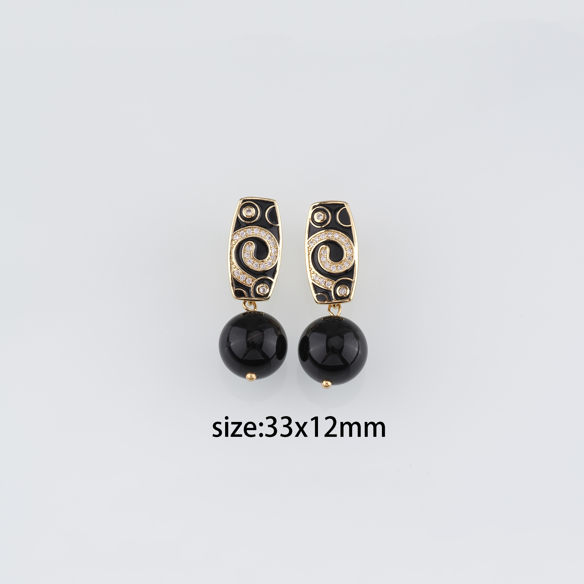 18K Gold Filled Ball Hoops Earrings,Dainty Hoops,Bead Earrings,Gold Huggies Hoop Earrings,Minimalist Earrings
