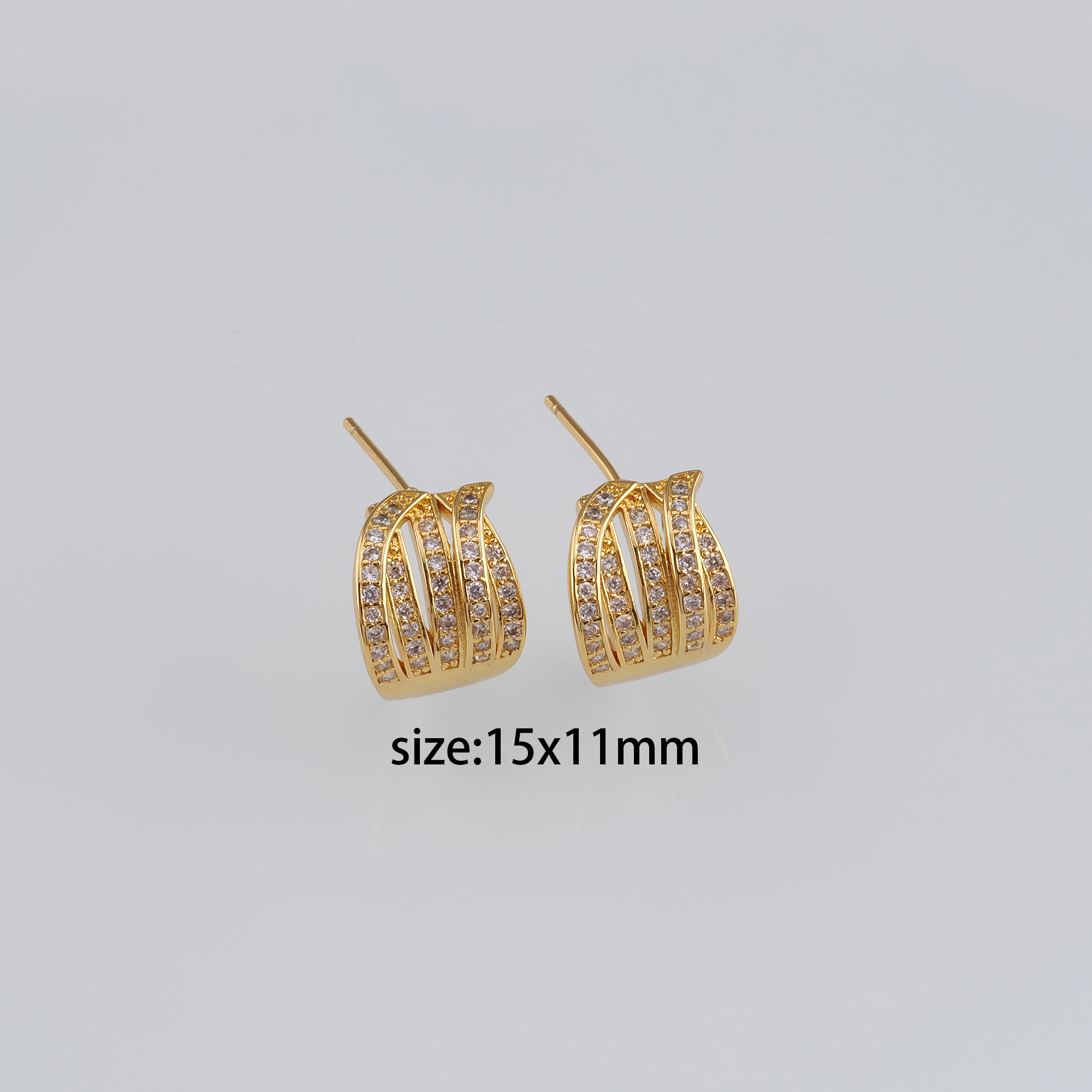 18K Gold Filled Geometric Stud Earrings,Geometric Earrings,Minimalist Earring,Dainty Earrings,Gift for Wife