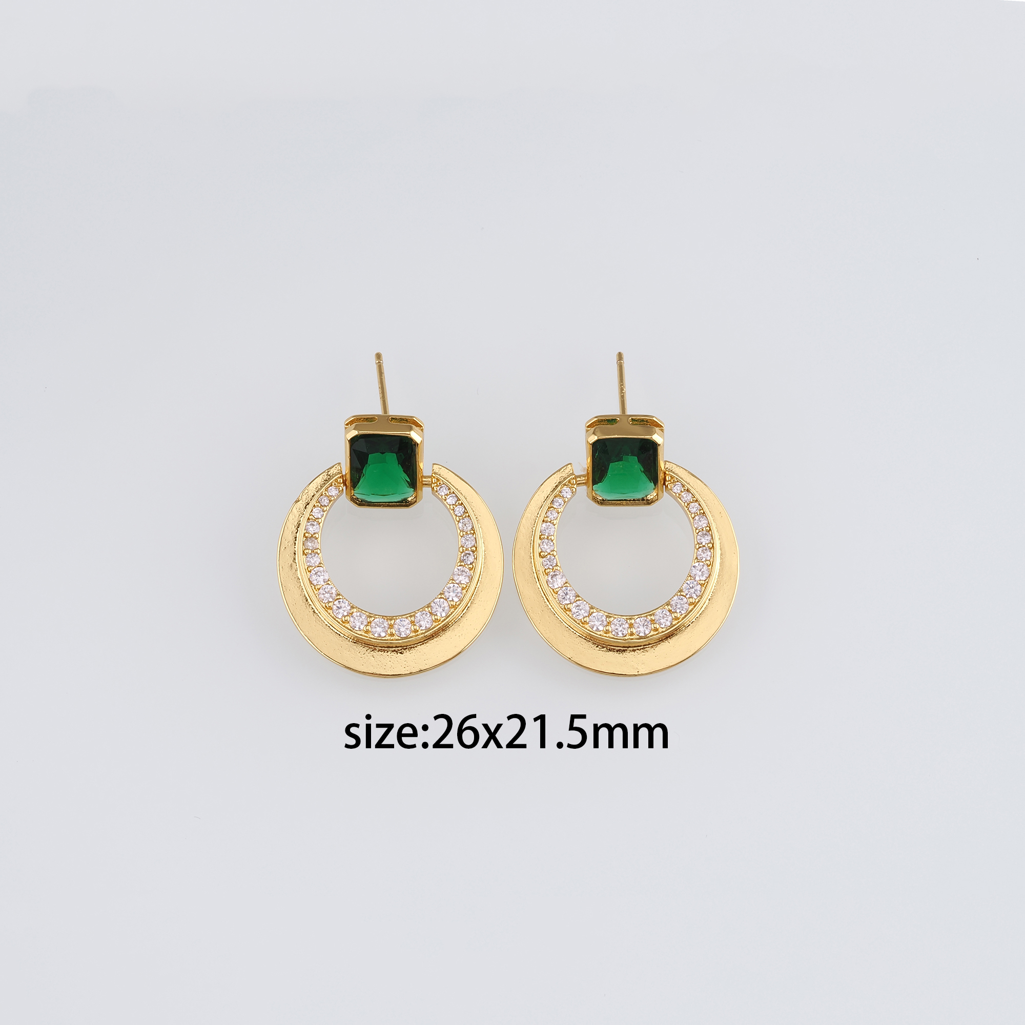 18K Gold Filled Round Stud Earrings,Round Earrings,Dainty Earrings,Minimalist Earring,Gift for Wife