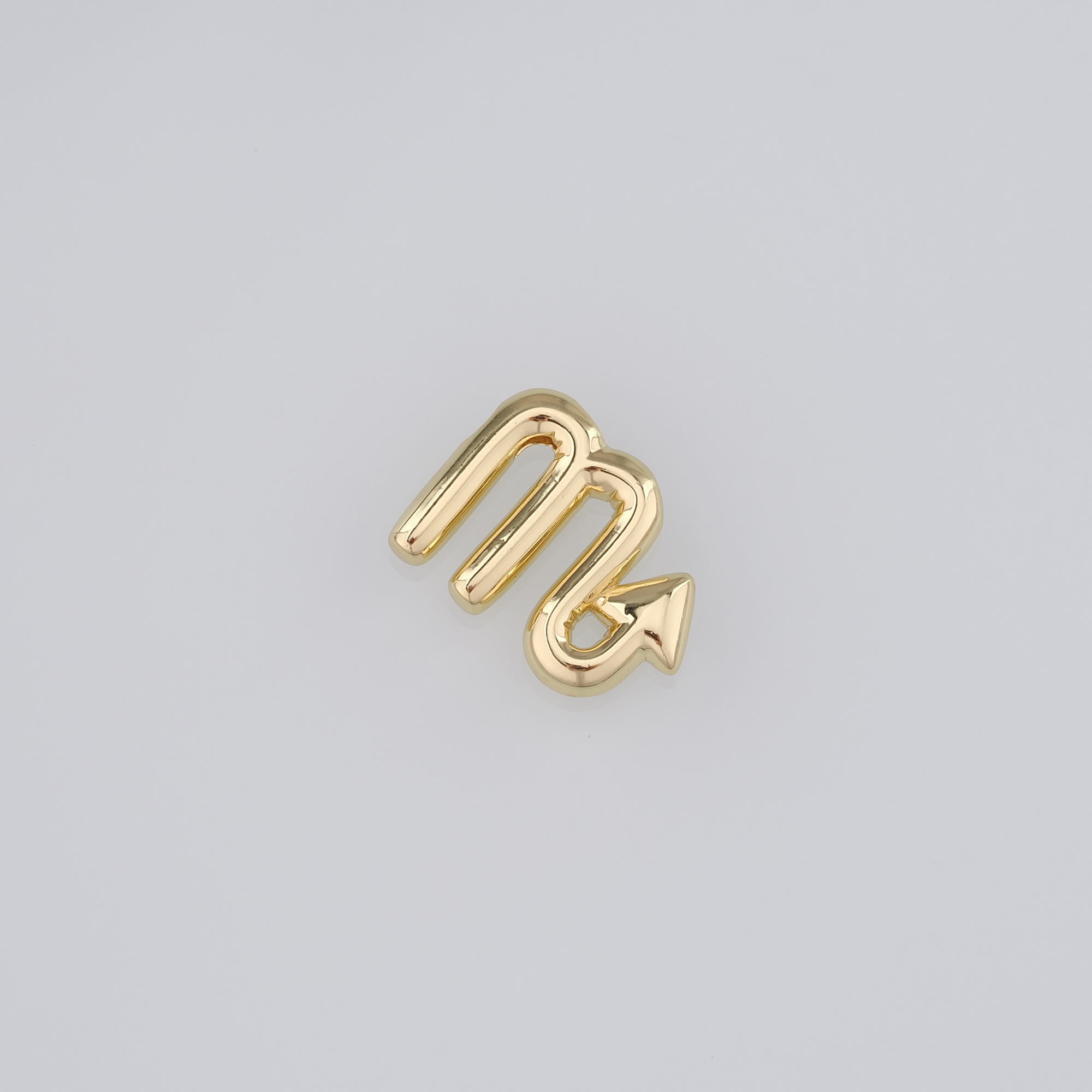 18K Gold Filled Zodiac Pendant,Constellation Charm Earrings Necklace for DIY Jewelry Making Supply