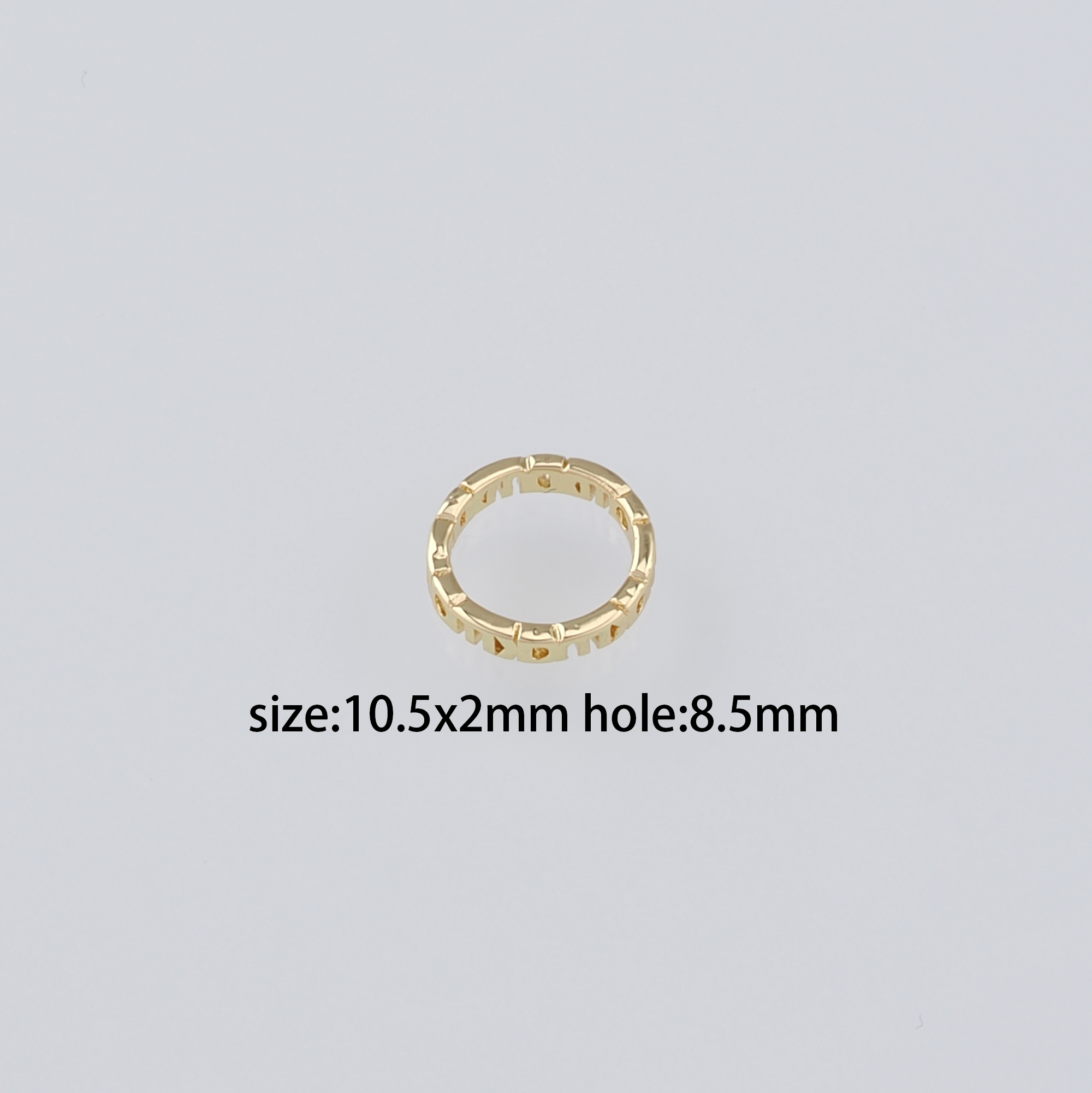 18K Gold Filled Circle Bead Frames,Cat Bbead Frame,Necklace And Bracelet Making,DIY Jewelry Supply