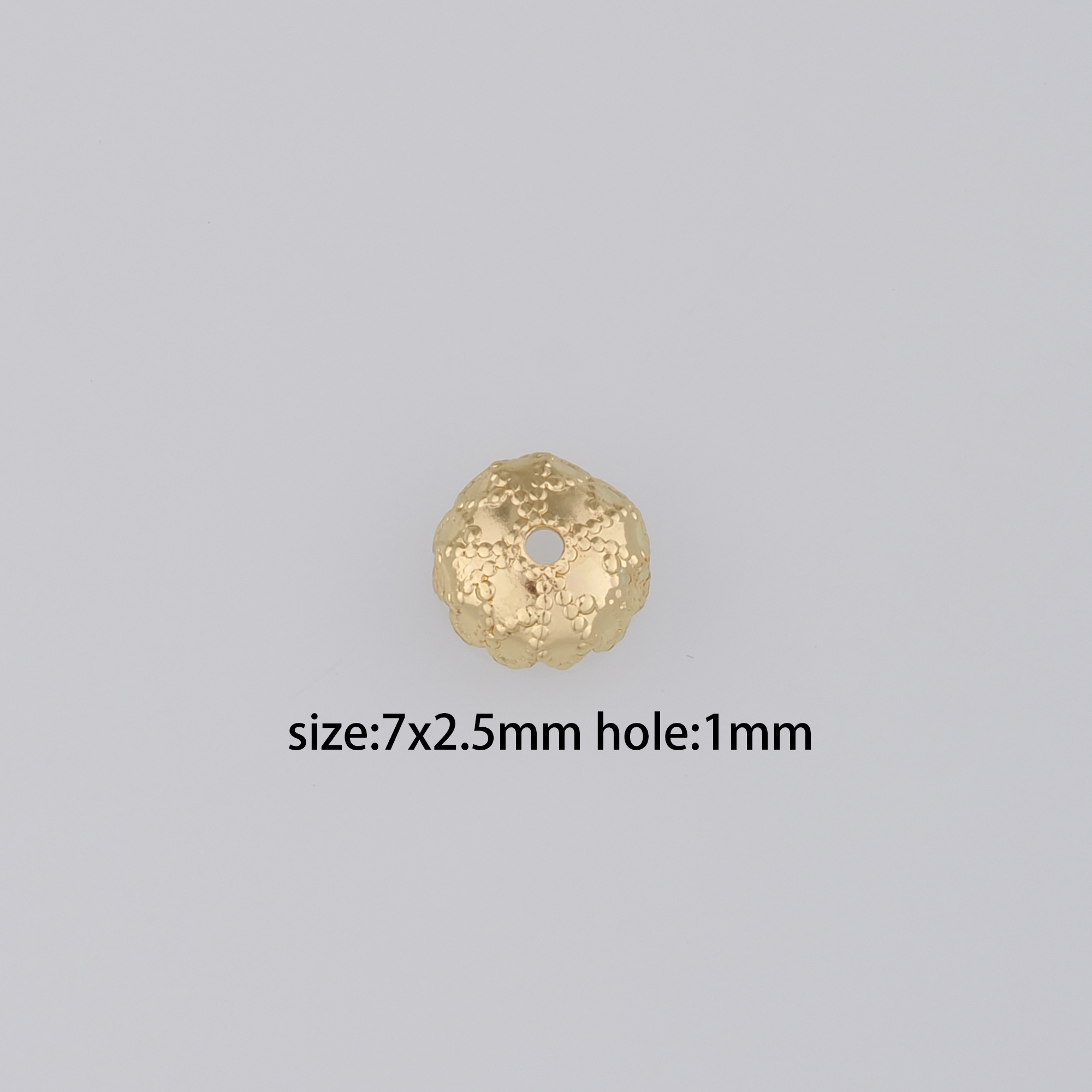 20Pcs 18K Gold Filled Flower Bead Caps,Pearl Caps,DIY Jewelry Making Supply
