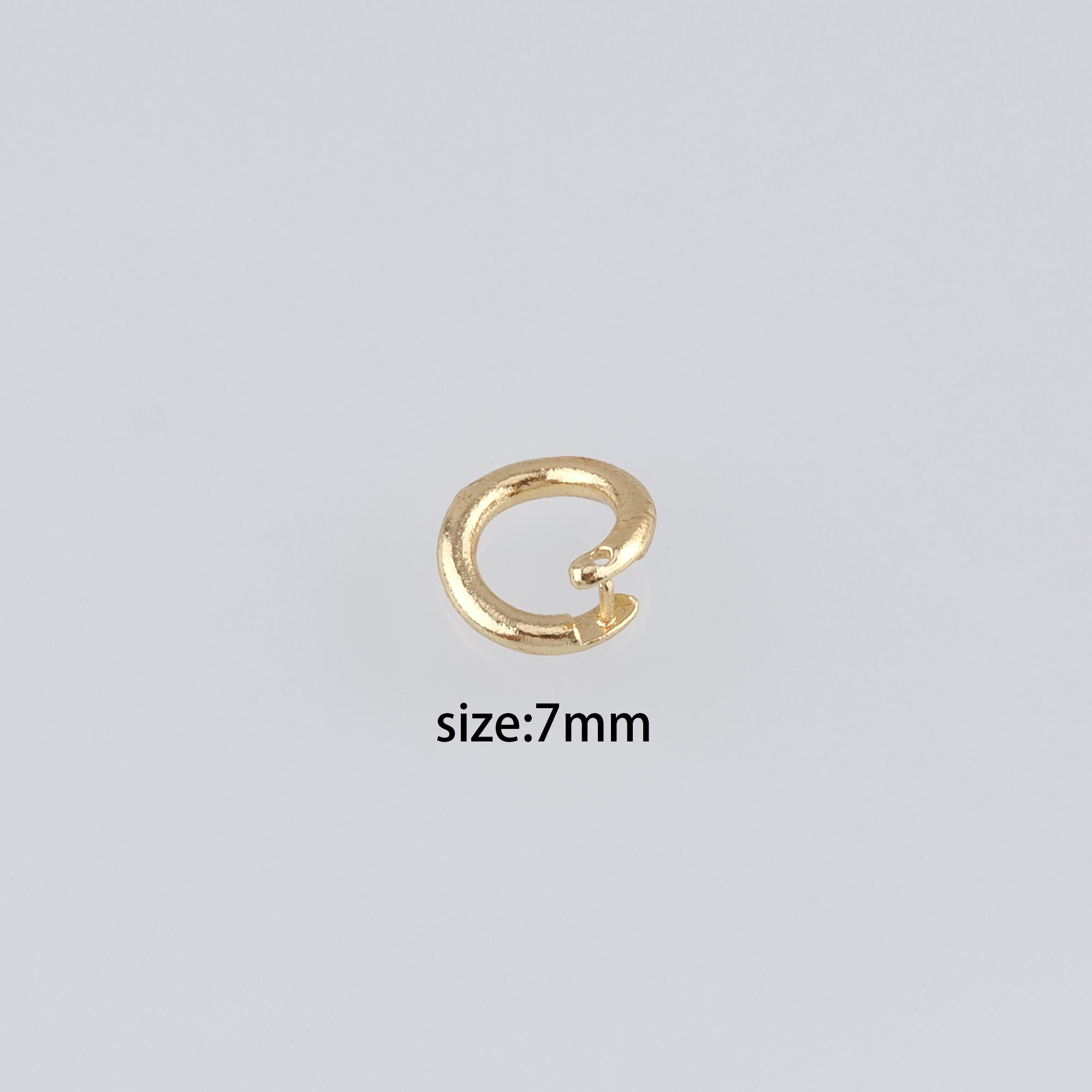 20pcs 18K Gold Filled Jump Rings,Dainty O Shaped Open Jump Rings Bulk,Gold Split Rings for DIY Jewelry Making Supply Findings