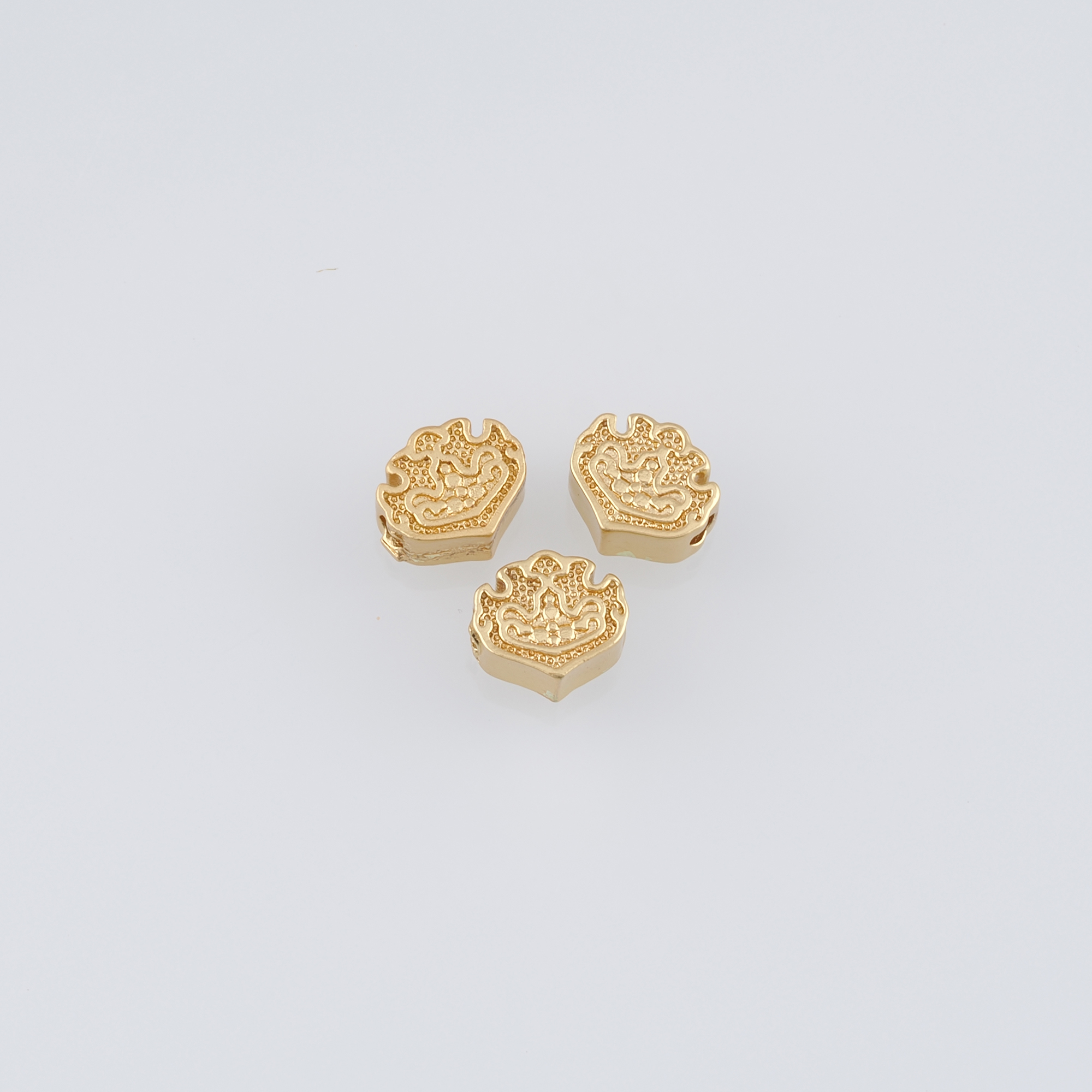 20pcs 18K Gold Filled Geometric Spacer Beads,Irregular Bead for Bracelet Jewelry Necklace Making Supply