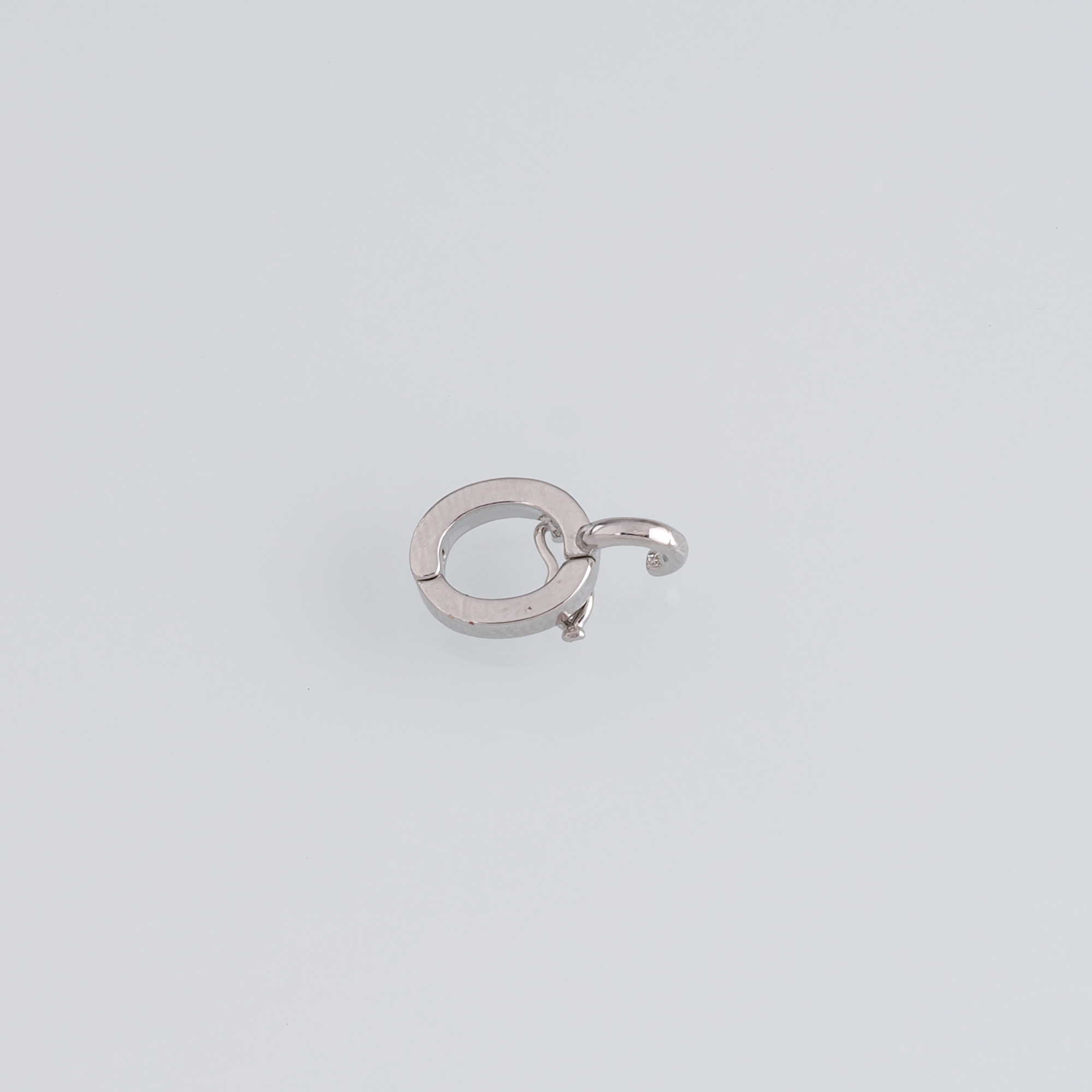 10pcs 18K Gold Filled Oval Snap Clasp,Dainty Push Gate Clasp Lock for DIY Jewelry Necklace Bracelet