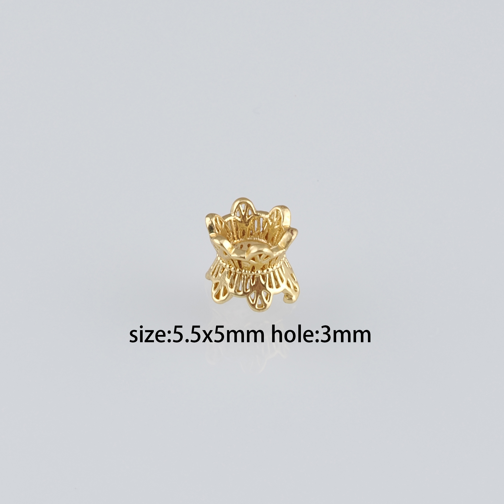 20Pcs 18K Gold Filled Barrel Spacer Beads,CZ Micro Pave Barrel Beads for Bracelet Jewelry Necklace Making Supply