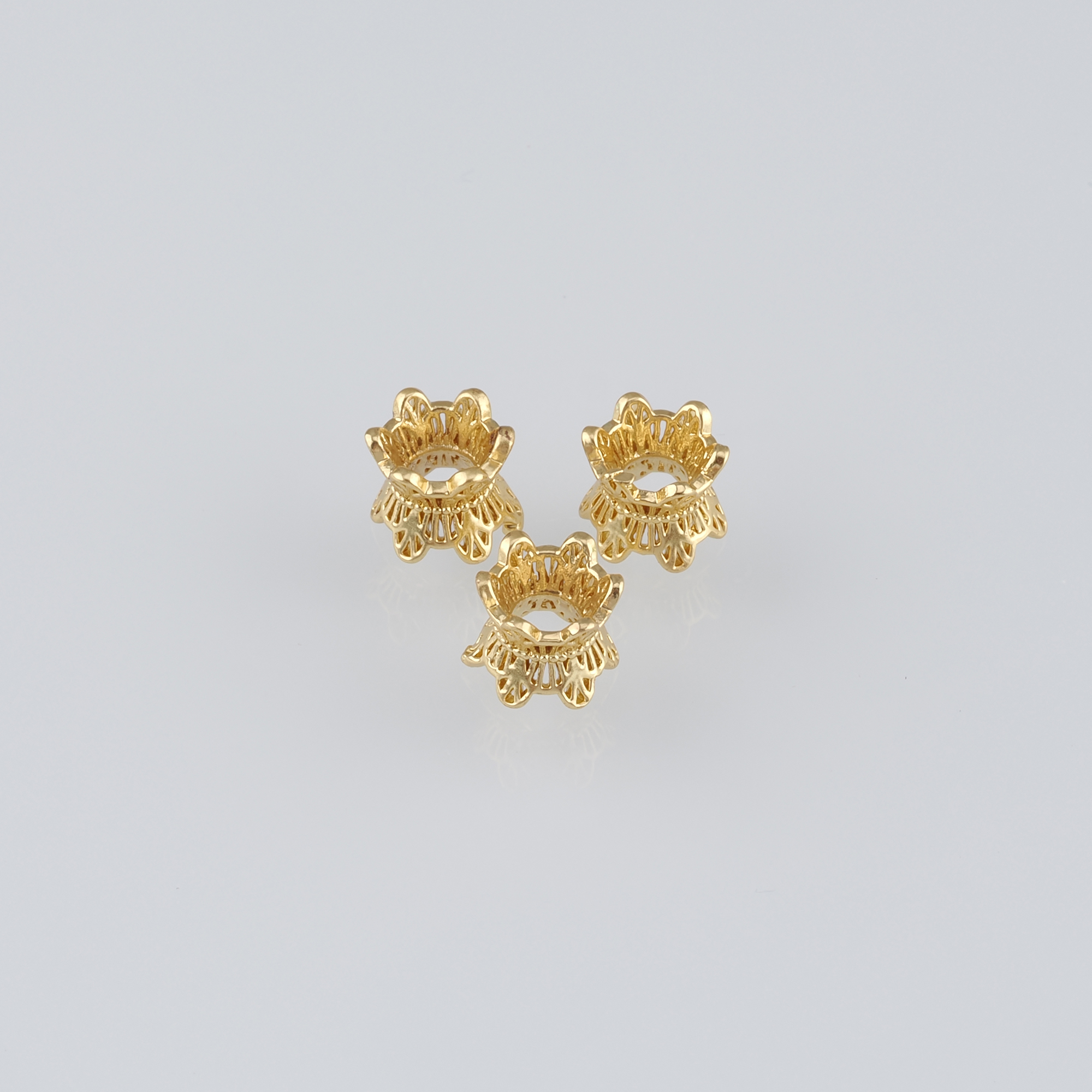 20Pcs 18K Gold Filled Barrel Spacer Beads,CZ Micro Pave Barrel Beads for Bracelet Jewelry Necklace Making Supply