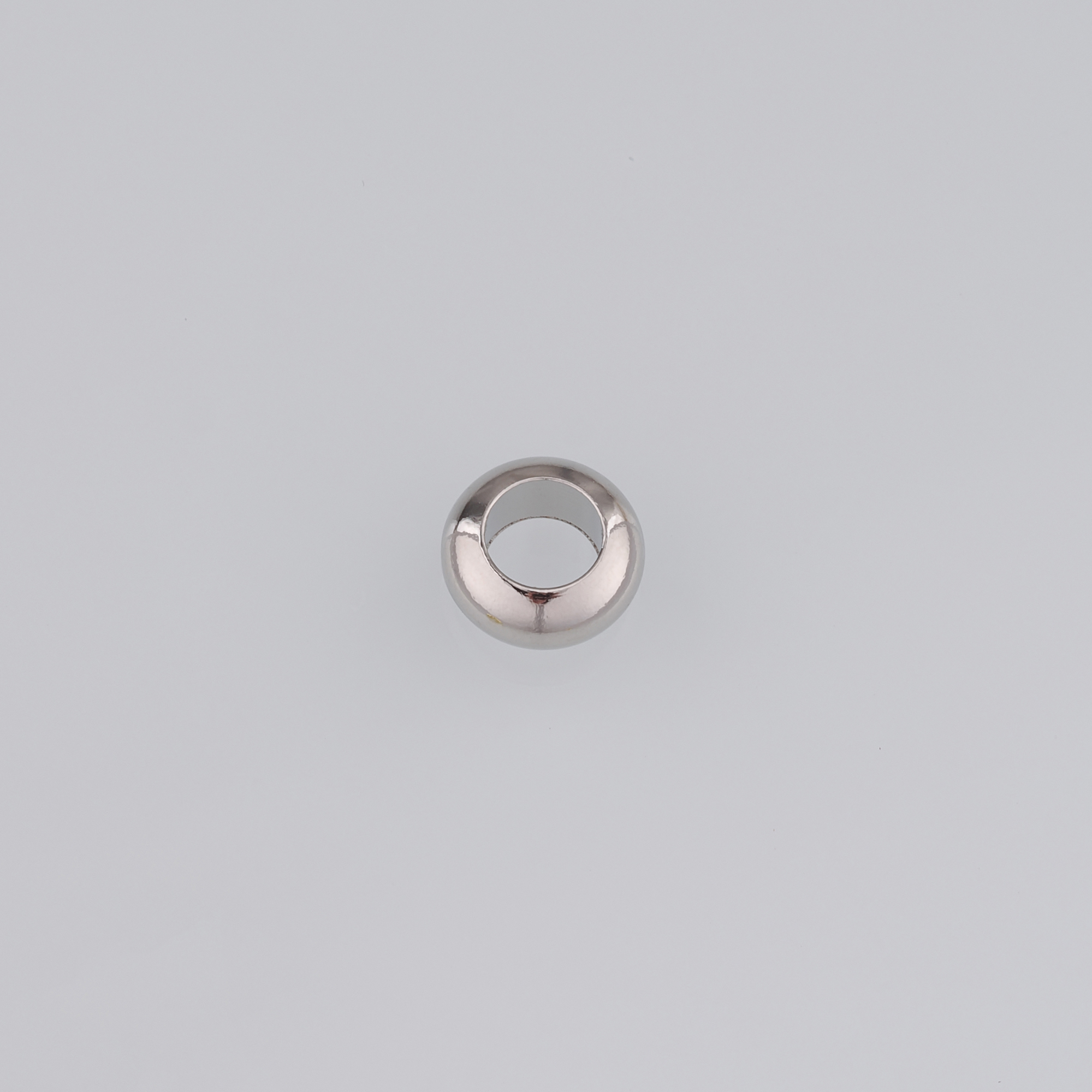 20Pcs 18K Gold Filled Round Flat Spacer Beads,Dainty Round Spacer Beads,DIY Jewelry Making Supply