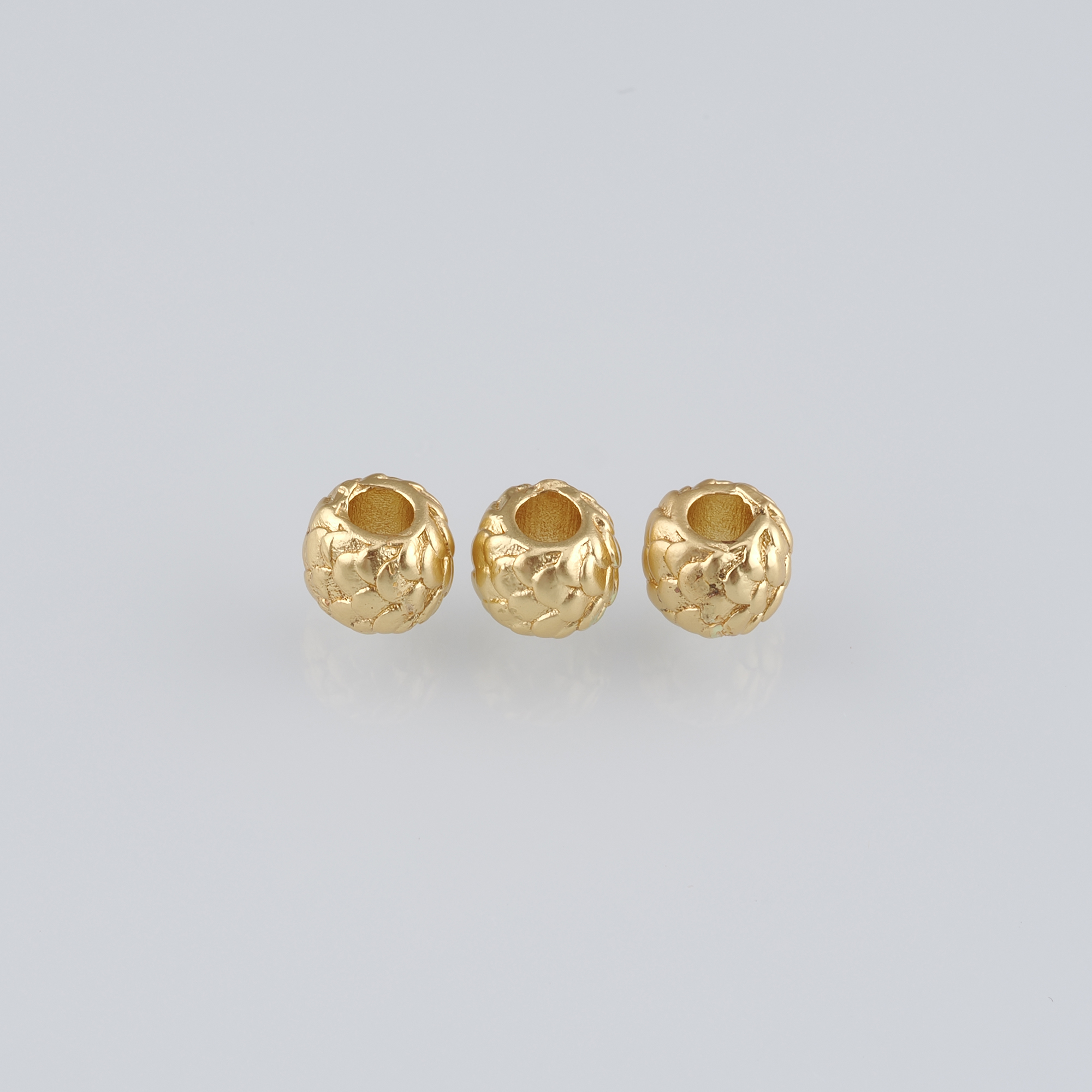 20Pcs 18K Gold Filled Round Spacer Beads,Gold Beads,Ball Bead for Bracelet Jewelry Necklace Making Supply