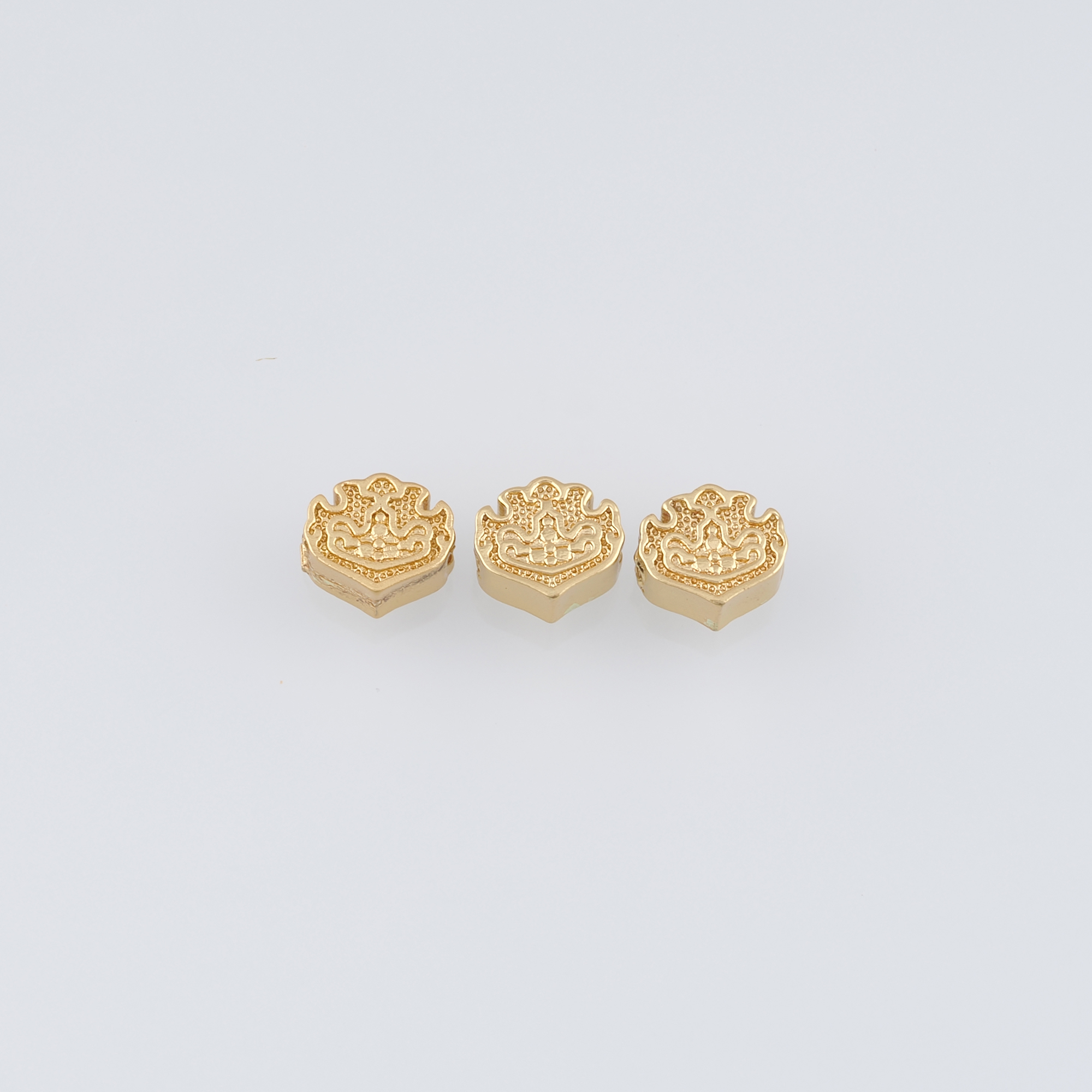 20pcs 18K Gold Filled Geometric Spacer Beads,Irregular Bead for Bracelet Jewelry Necklace Making Supply