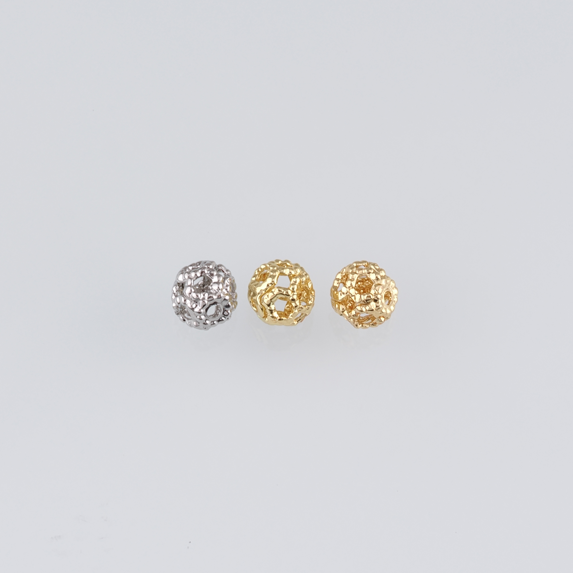 20Pcs 18K Gold Filled Round Spacer Beads,Gold Beads,Ball Bead for Bracelet Jewelry Necklace Making Supply