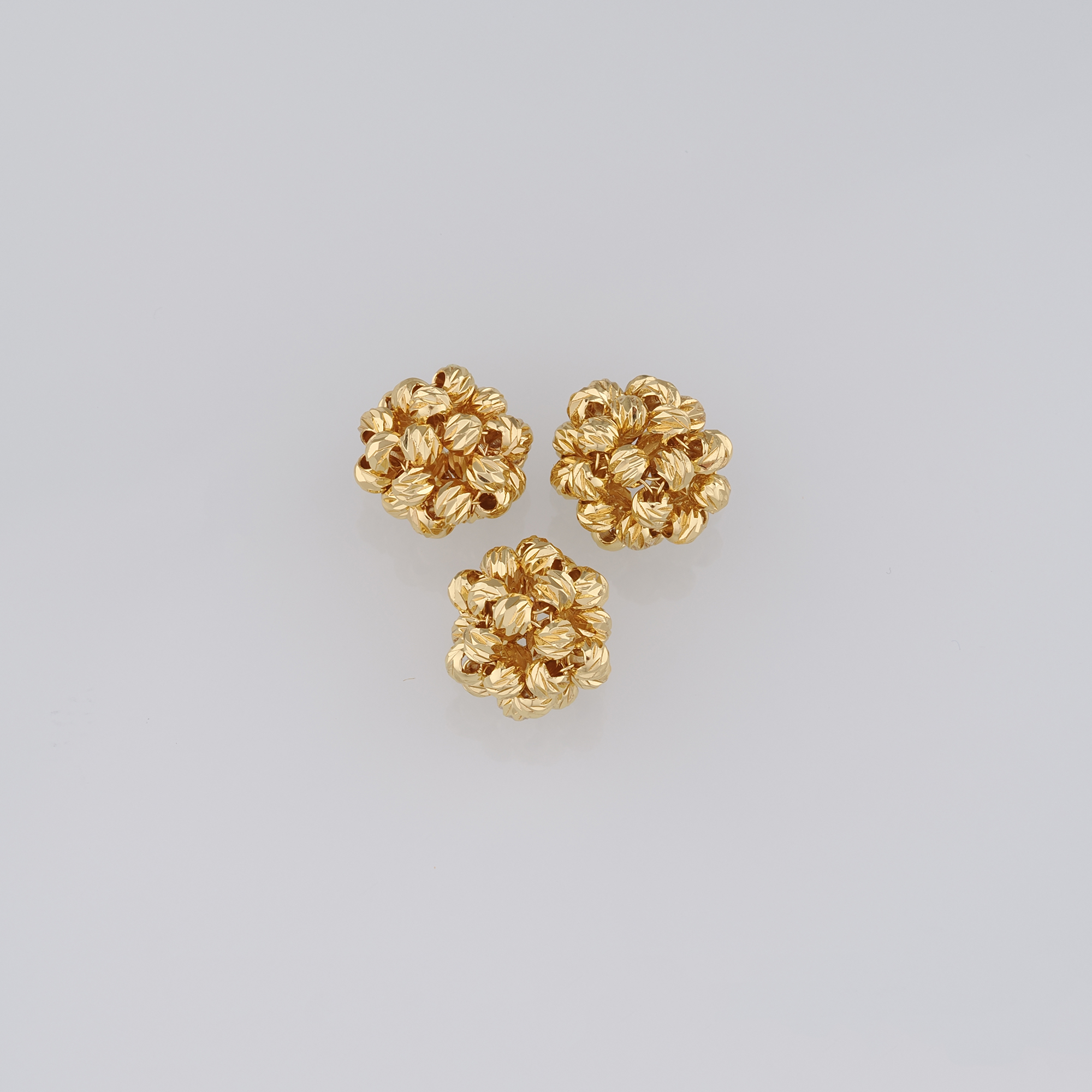 5Pcs 18K Gold Filled Round Spacer Beads,Gold Beads,Ball Bead for Bracelet Jewelry Necklace Making Supply