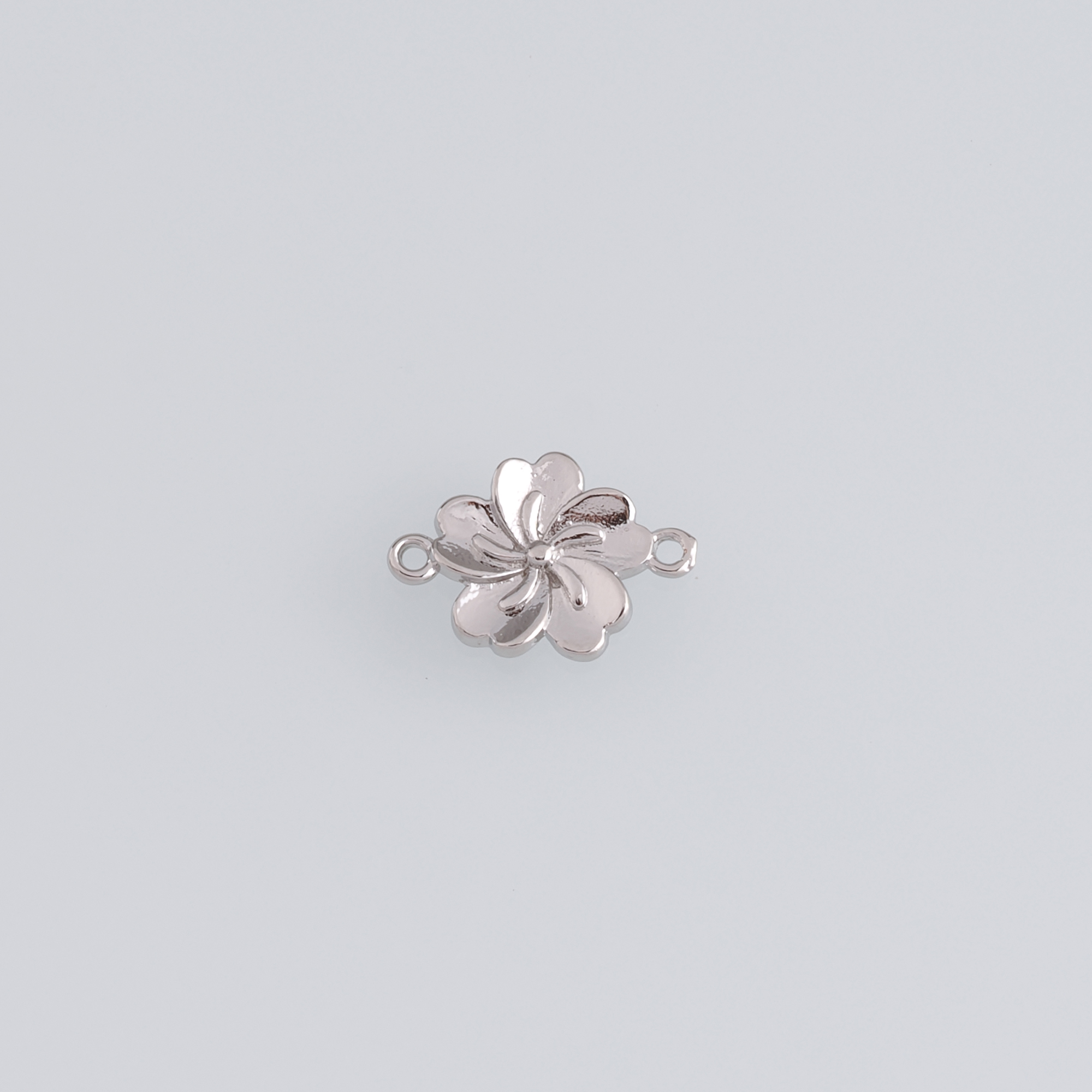 20pcs 18K Gold Filled Flower Connector,Dainty Floral Charm Necklace Bracelet for DIY Jewelry Making Supply