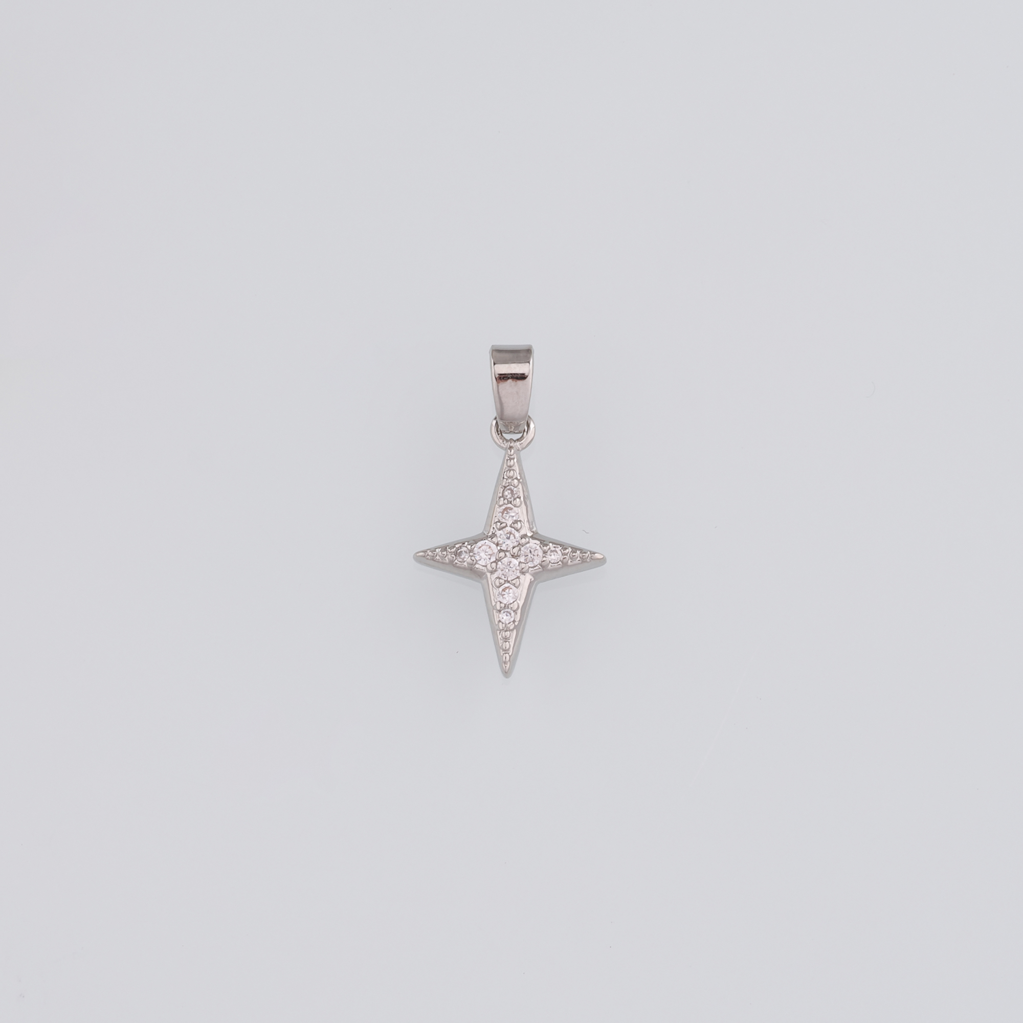 18K Gold Filled Star Pendant,Celestial Charm,CZ Micro Pave Star Earrings Necklace for DIY Jewelry Making Supply