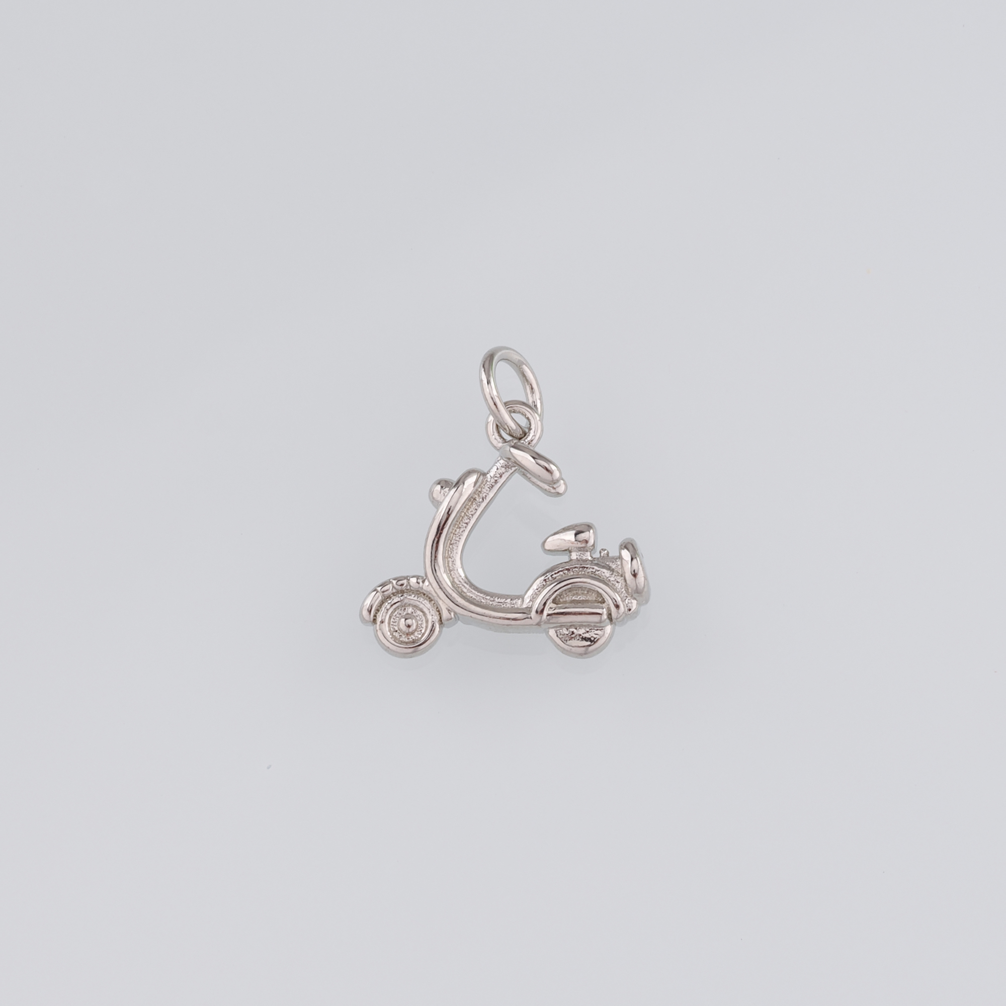 18K Gold Filled Motorcycle Pendant,Scooter Vehicle Charm Earrings Necklace for DIY Jewelry Making Supply