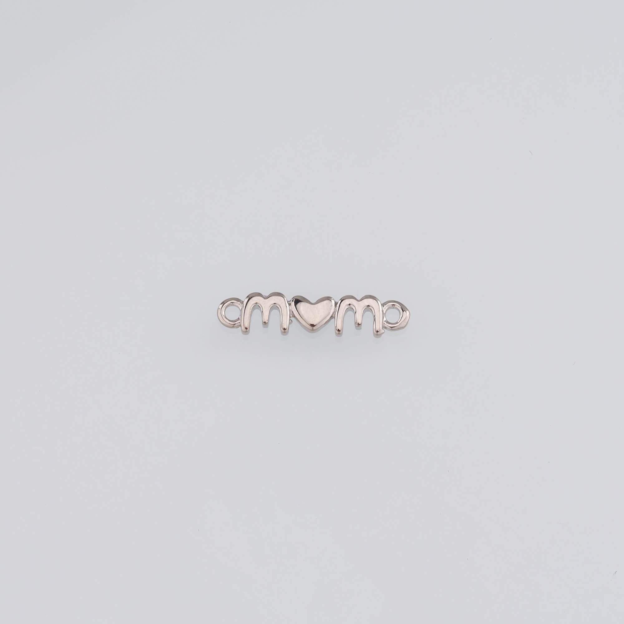 18K Gold Filled Mom Connector,Mom Charm Necklace Bracelet for DIY Jewelry Making Supply