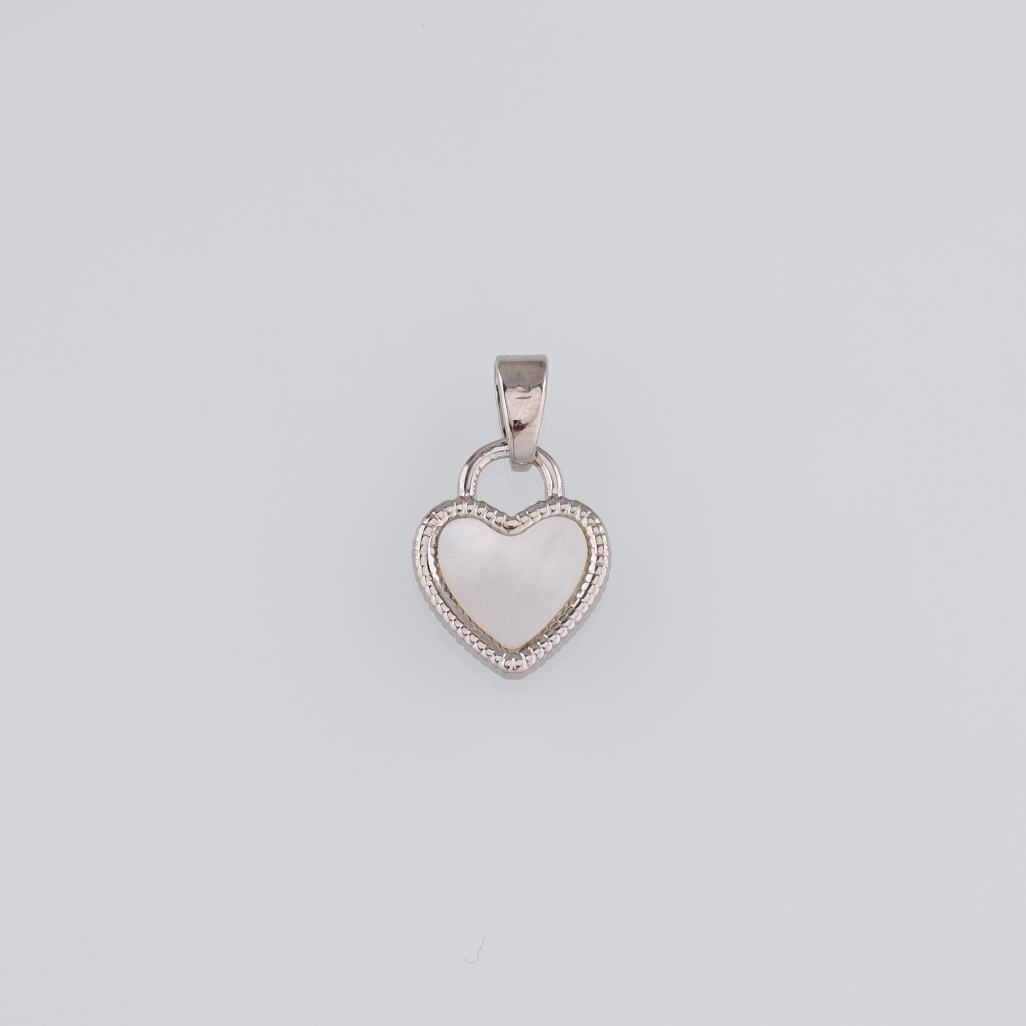 18K Gold Filled Heart Pendant,Dainty Heart Charm Earrings Necklace for DIY Jewelry Making Supply