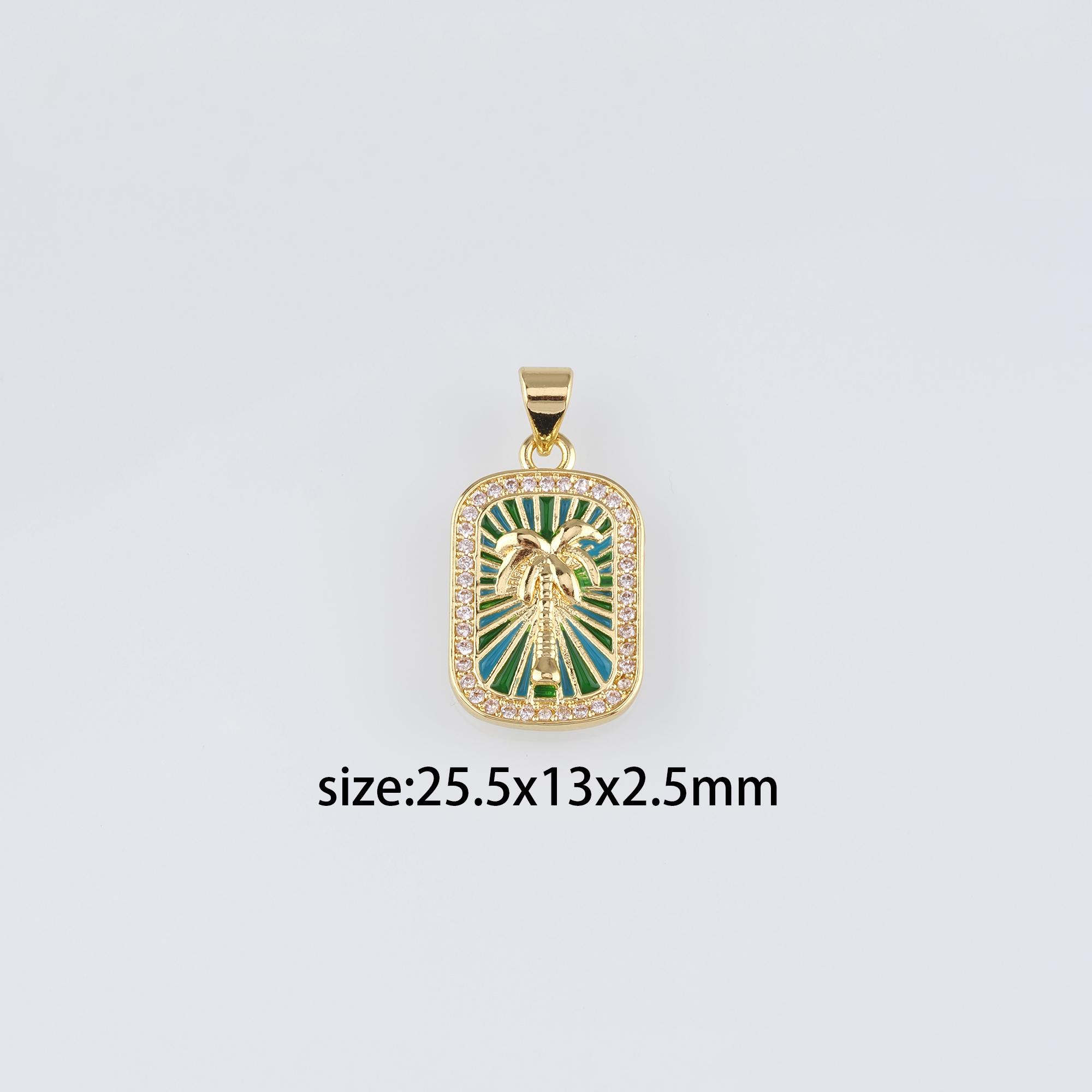 Ocean Charm,18K Gold Filled Dolphin Pendant,CraneCharm,Enamel Seahorse Earrings Necklace for DIY Jewelry Making Supply