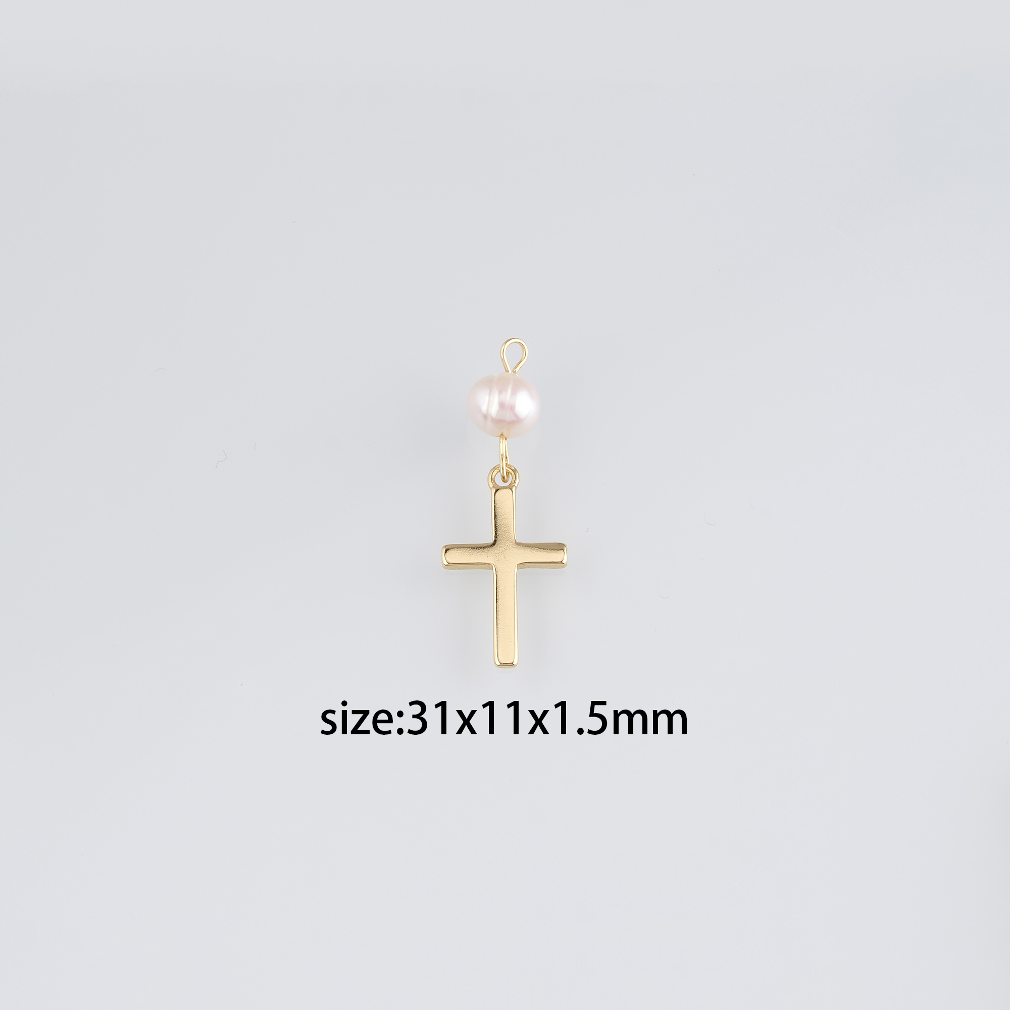 18K Gold Filled Poker Pendant,Cross Charm,Enamel Dragonfly Earrings Necklace for DIY Jewelry Making Supply