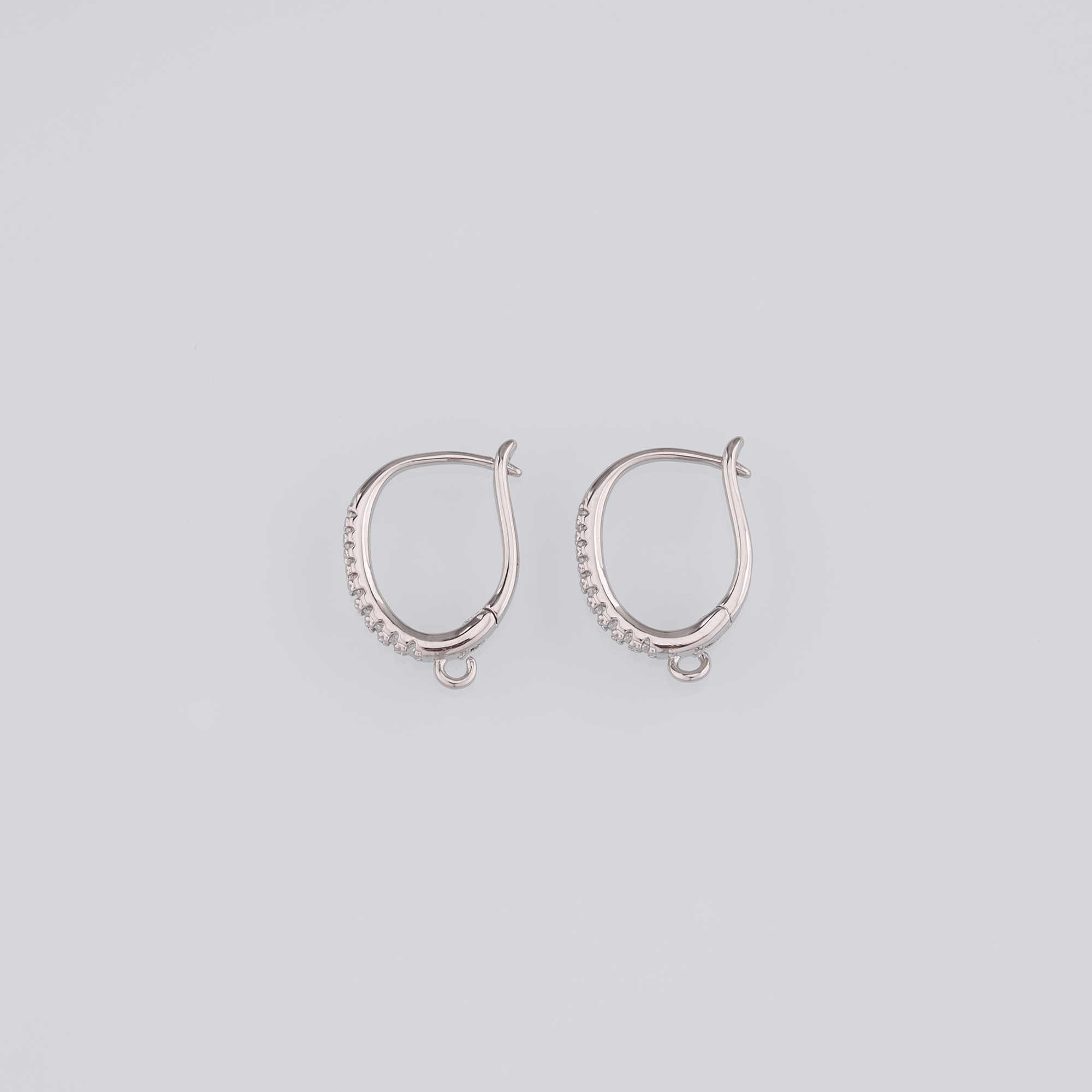 18K Gold Filled Oval Hoop Earrings,Dainty Earrings,Gold Hoops,Dainty Hoops Huggie,DIY Jewelry Making Supply