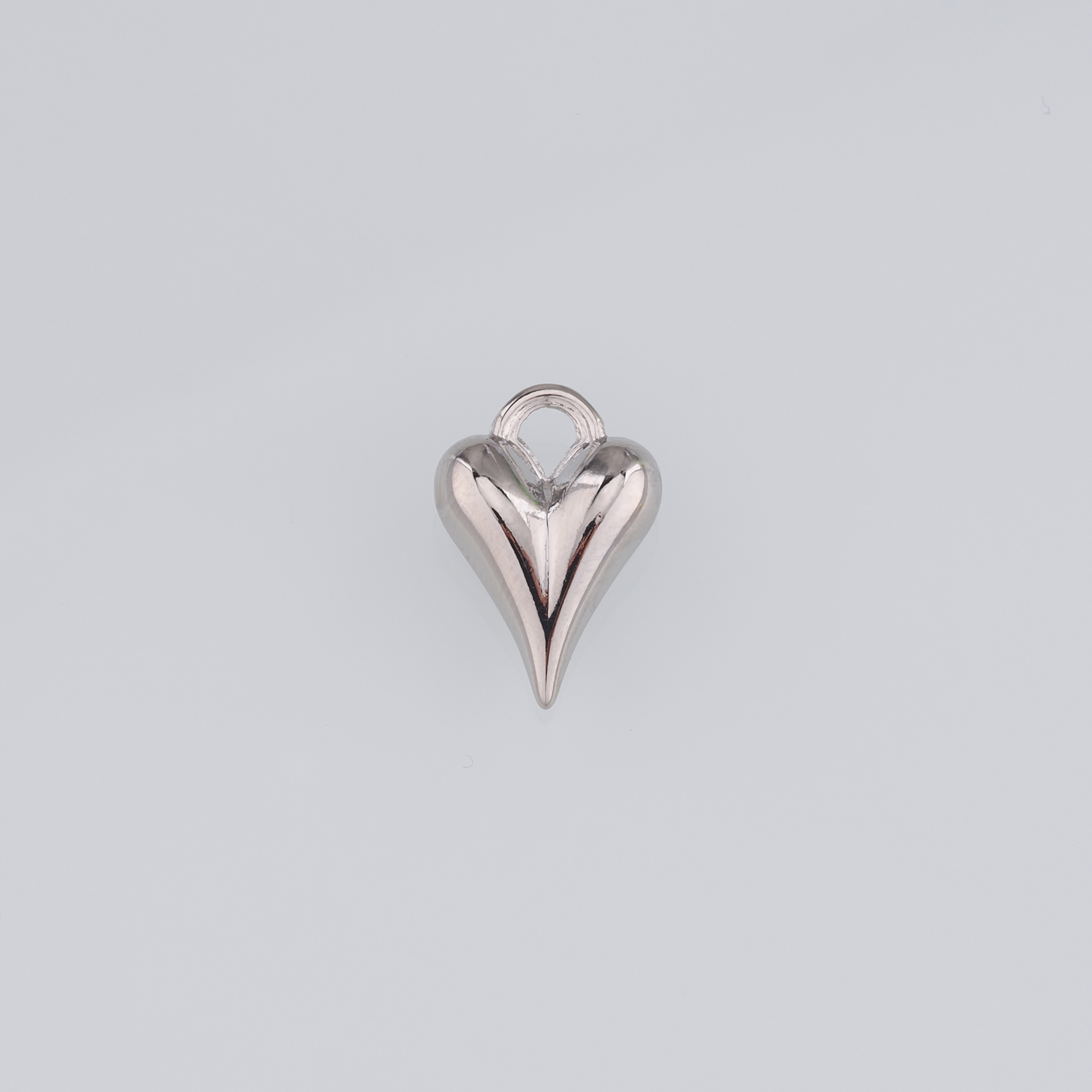 18K Gold Filled Heart Pendant,Dainty Heart Charm Earrings Necklace for DIY Jewelry Making Supply