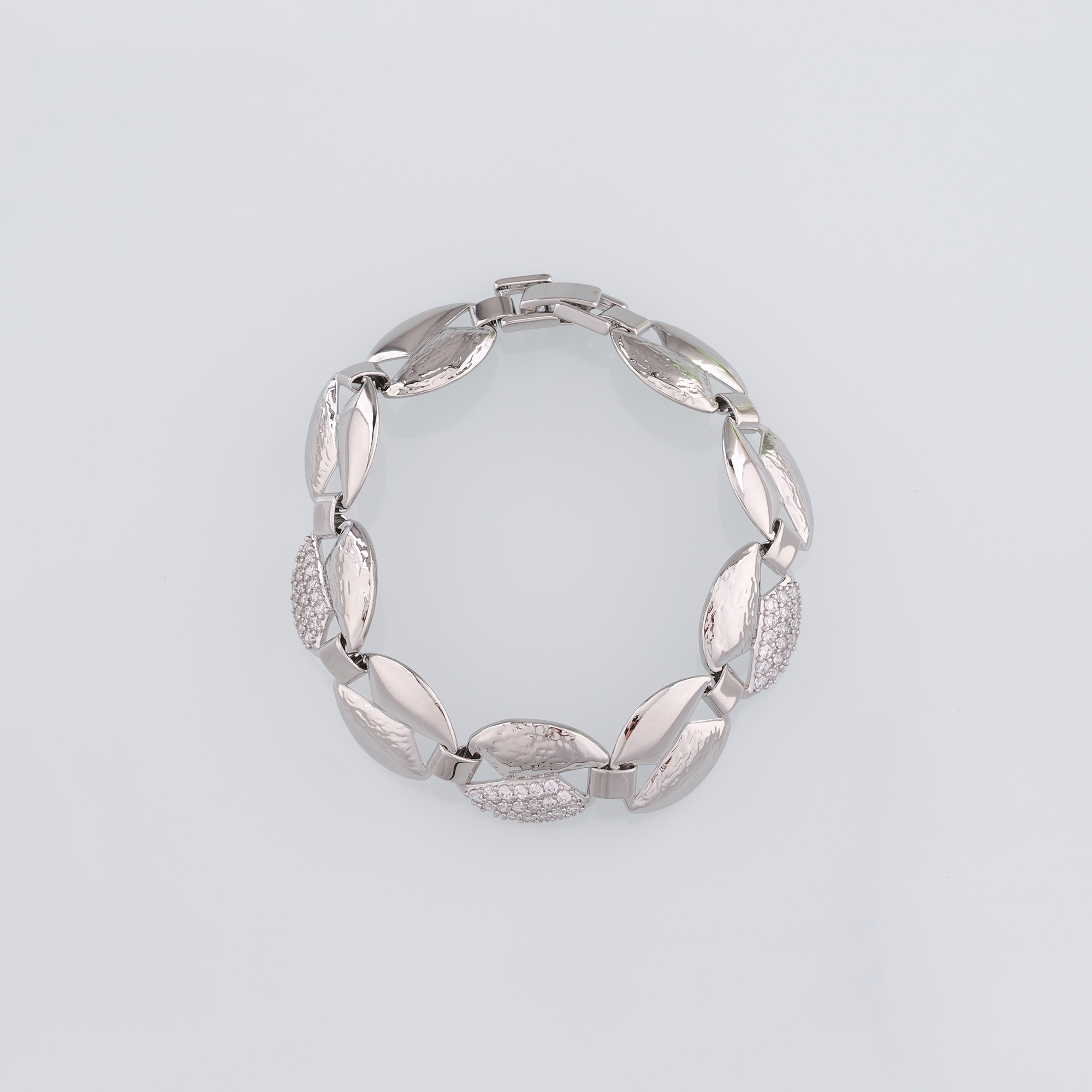 18K Gold Filled CZ Link Chain Bracelet,Gold Chain Bracelet,Oval Chain Bracelet,Gift for Her