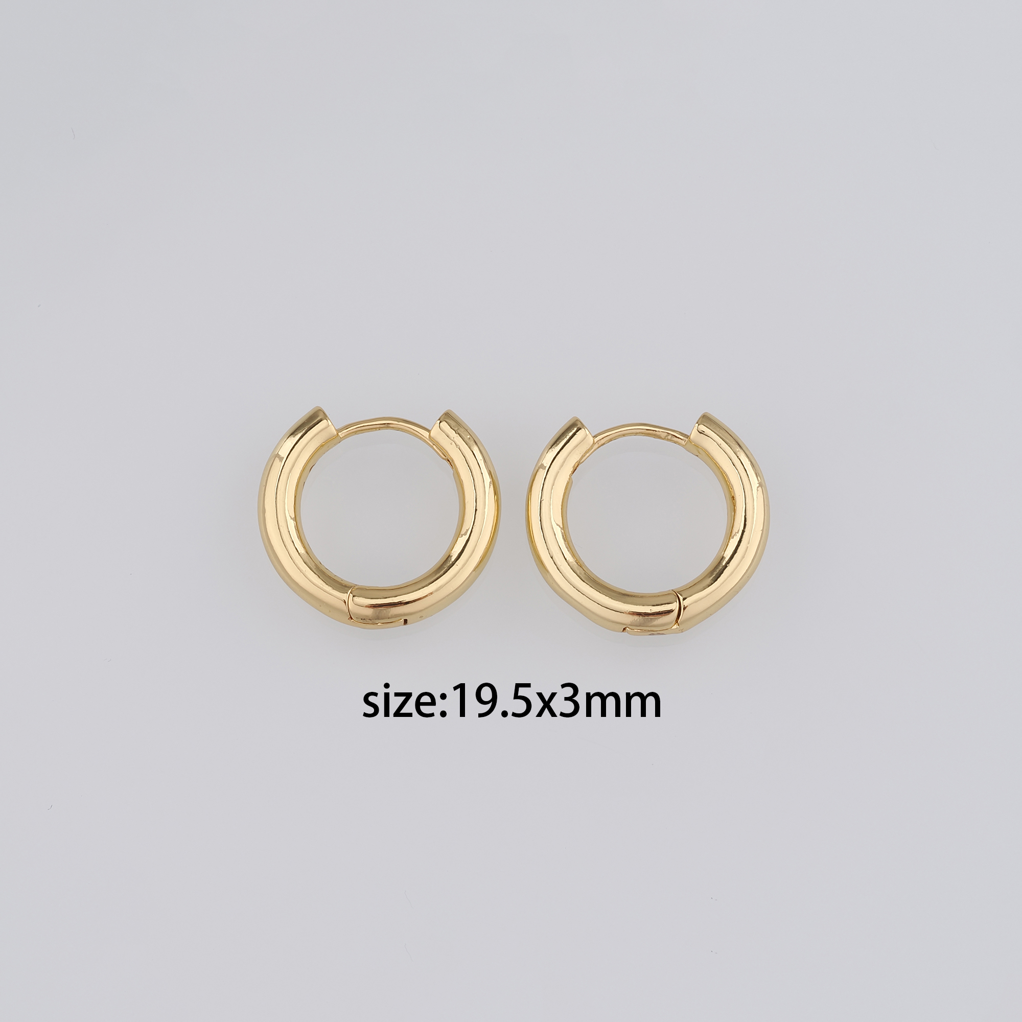Dainty Hoop Earrings,18K Gold Filled Round Hoop Earrings,Gold Hoops,Minimalist Hoops Huggie