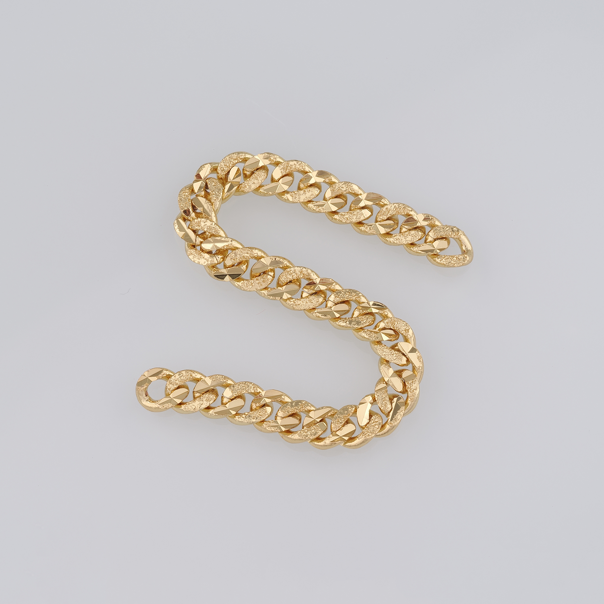 18K Gold Filled Cuban Chain,Dainty Chain,Curb Link Chain Necklace for Women DIY Jewelry Making Supply