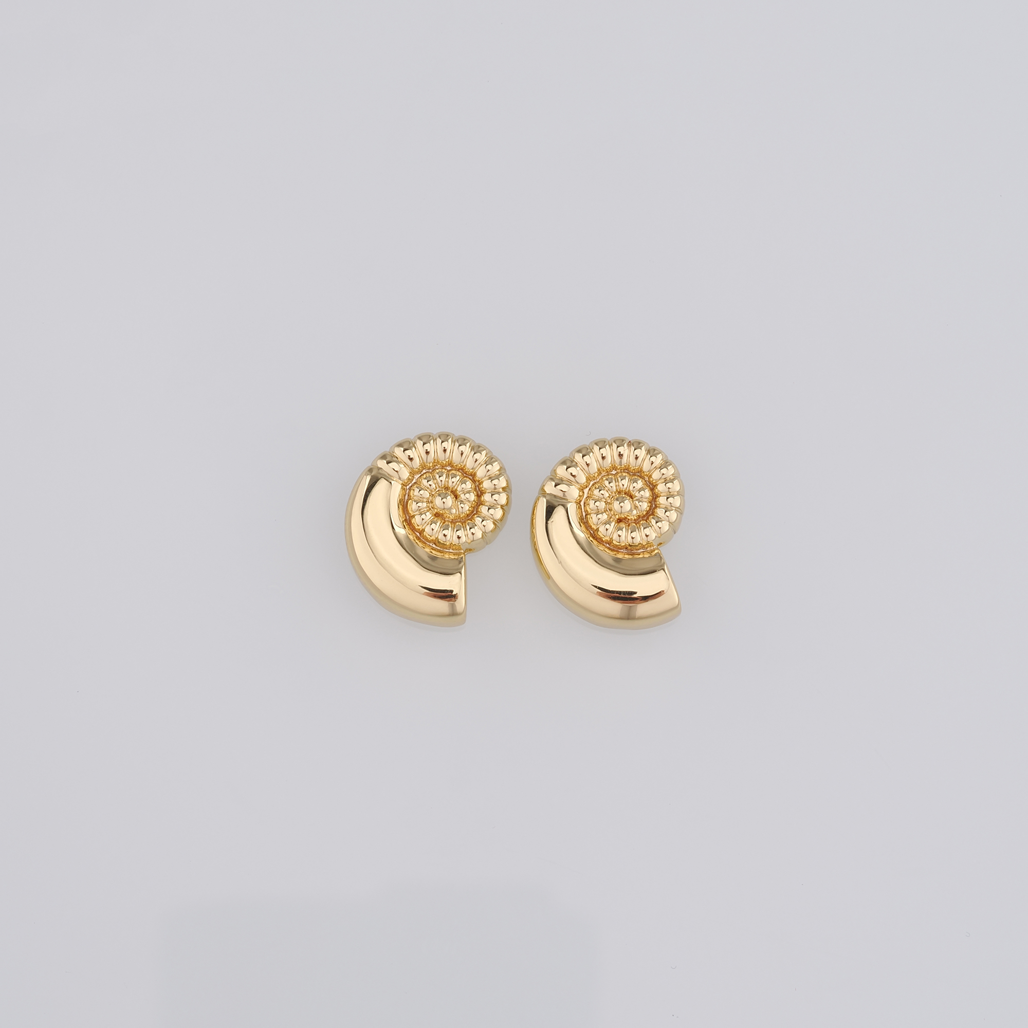 18K Gold Filled Conch Shell Spacer Bead,Dainty Ocean Shell Beads,DIY Jewelry Making Supply