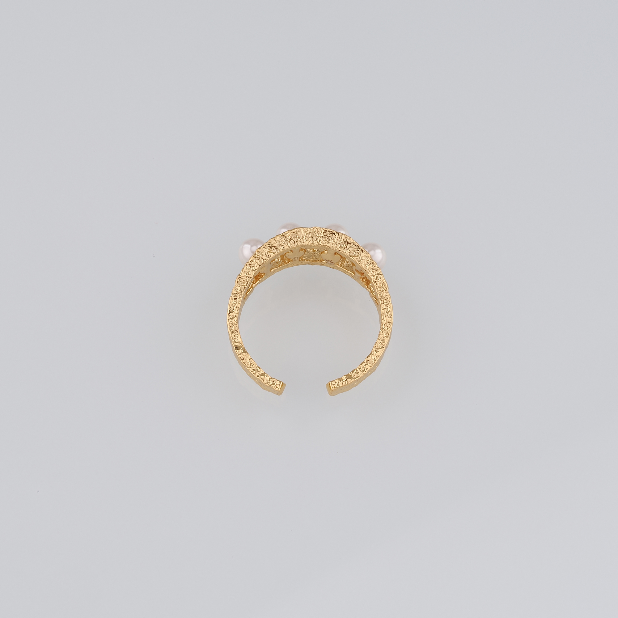 18K Gold Filled Pearl Ring,Dainty Ring,Adjustable Ring,Minimalist Ring,Open Ring