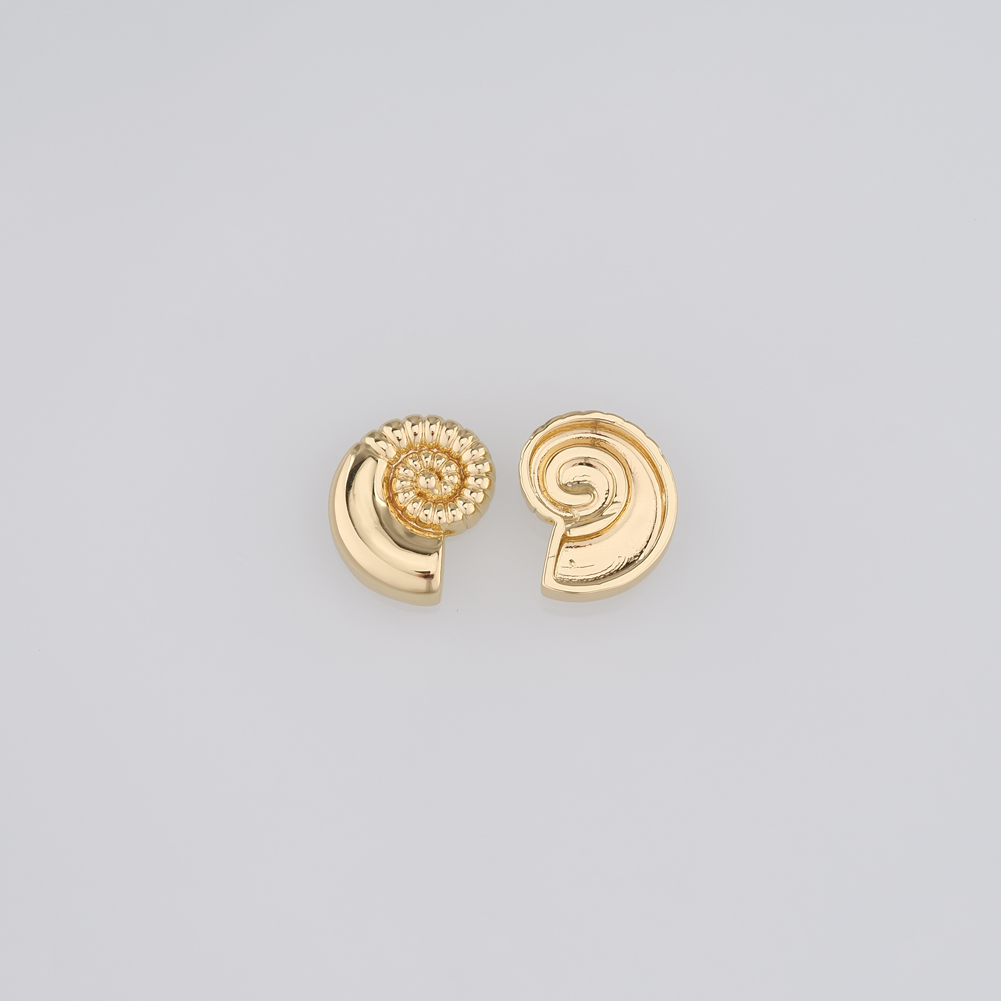 18K Gold Filled Conch Shell Spacer Bead,Dainty Ocean Shell Beads,DIY Jewelry Making Supply