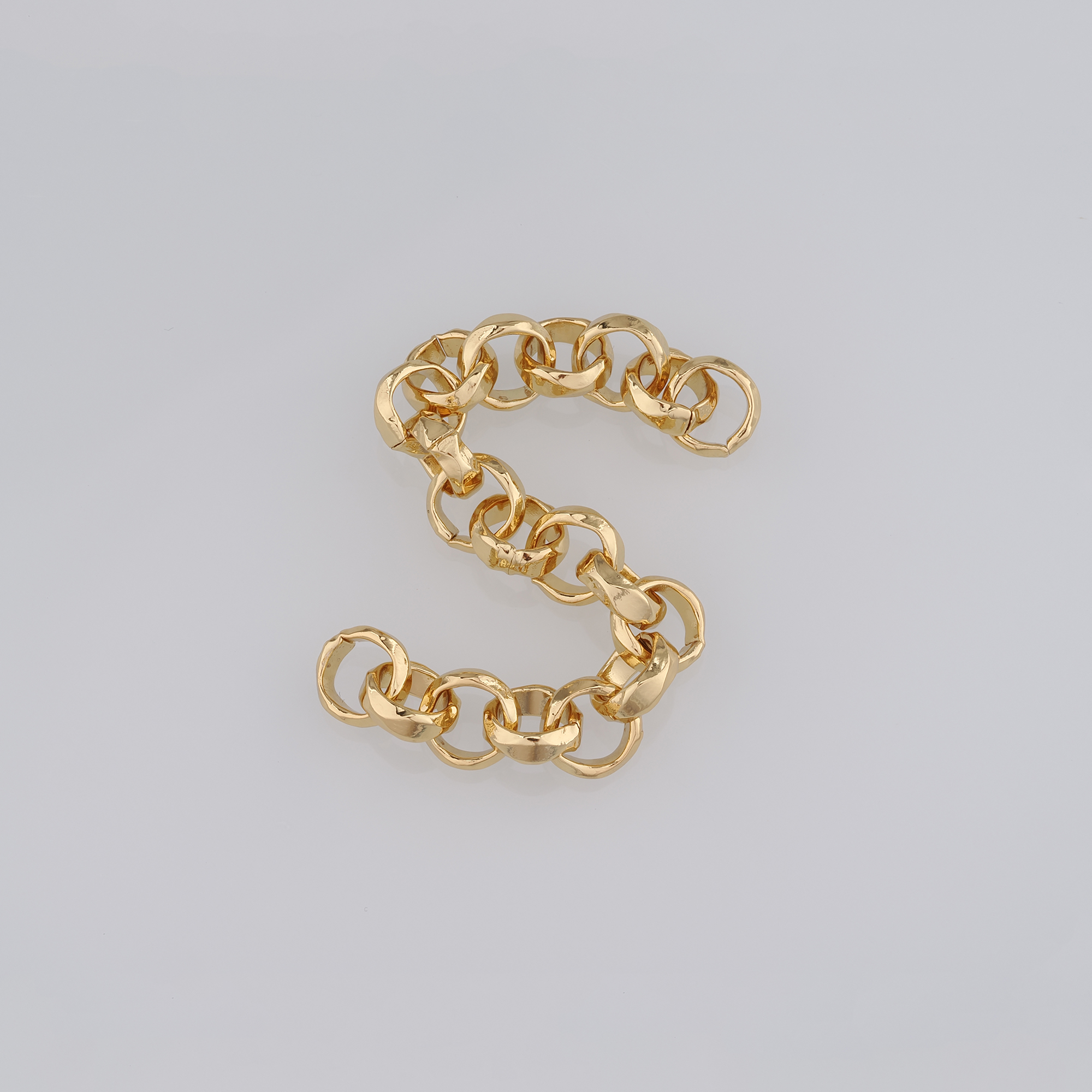 18K Gold Filled Round Chain Necklace,Minimalist Link Chain,Gold Rolo Chain Necklace for Women DIY Jewelry Making Supply