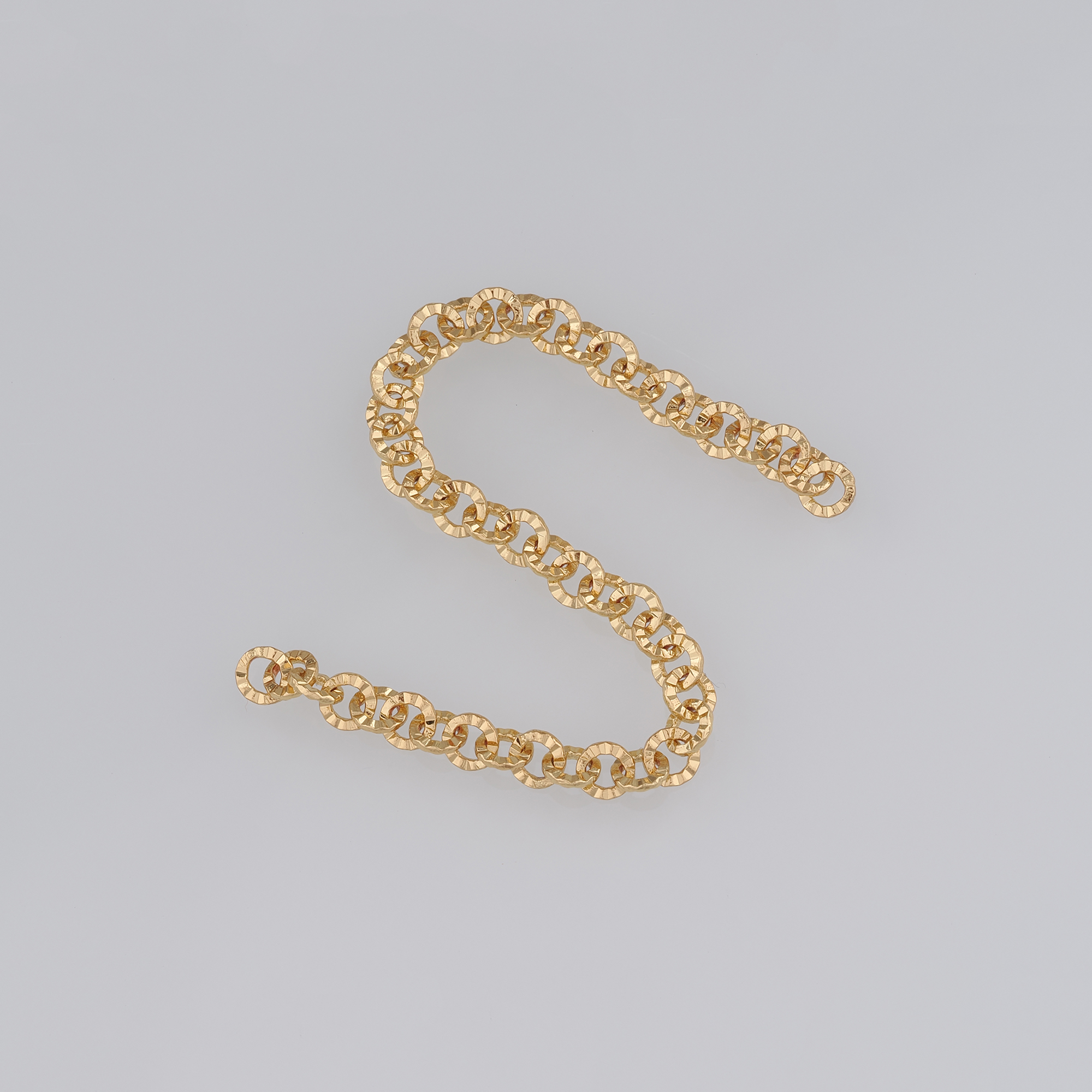 18K Gold Filled Round Chain Necklace,Minimalist Link Chain,Gold Rolo Chain Necklace for Women DIY Jewelry Making Supply