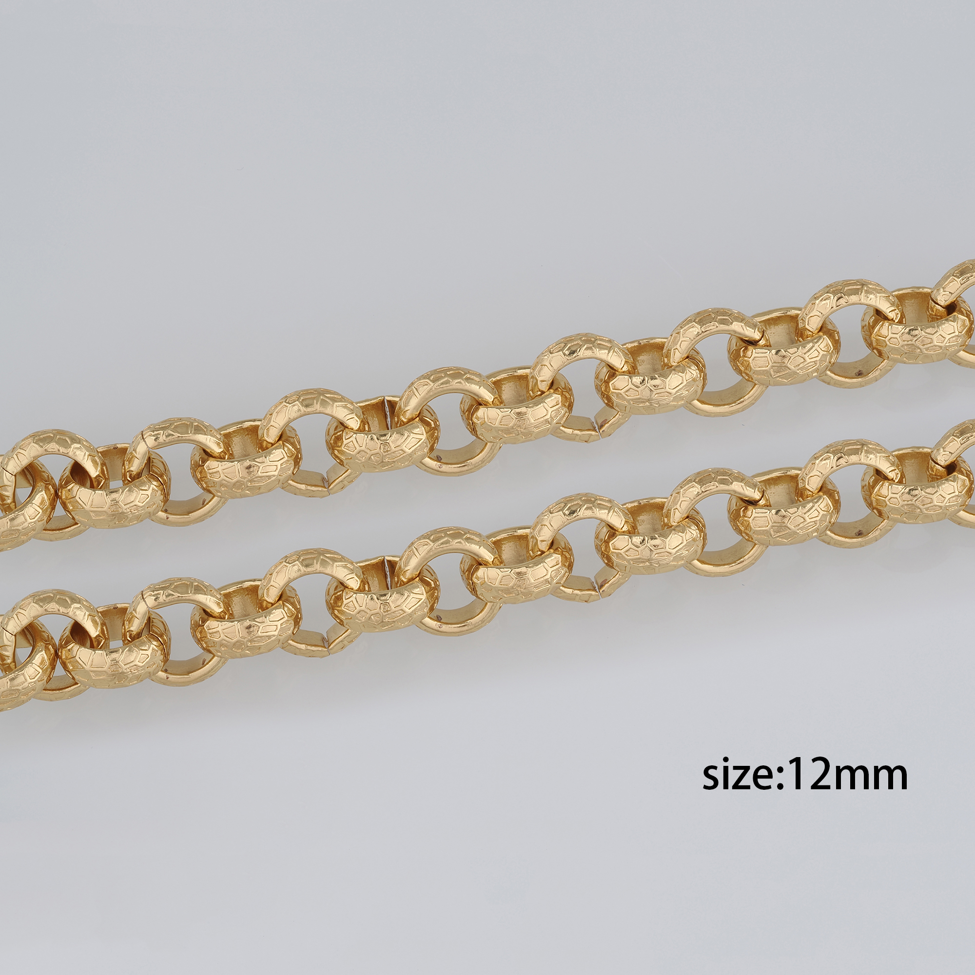 18K Gold Filled Round Chain Necklace,Minimalist Link Chain,Gold Rolo Chain Necklace for Women DIY Jewelry Making Supply