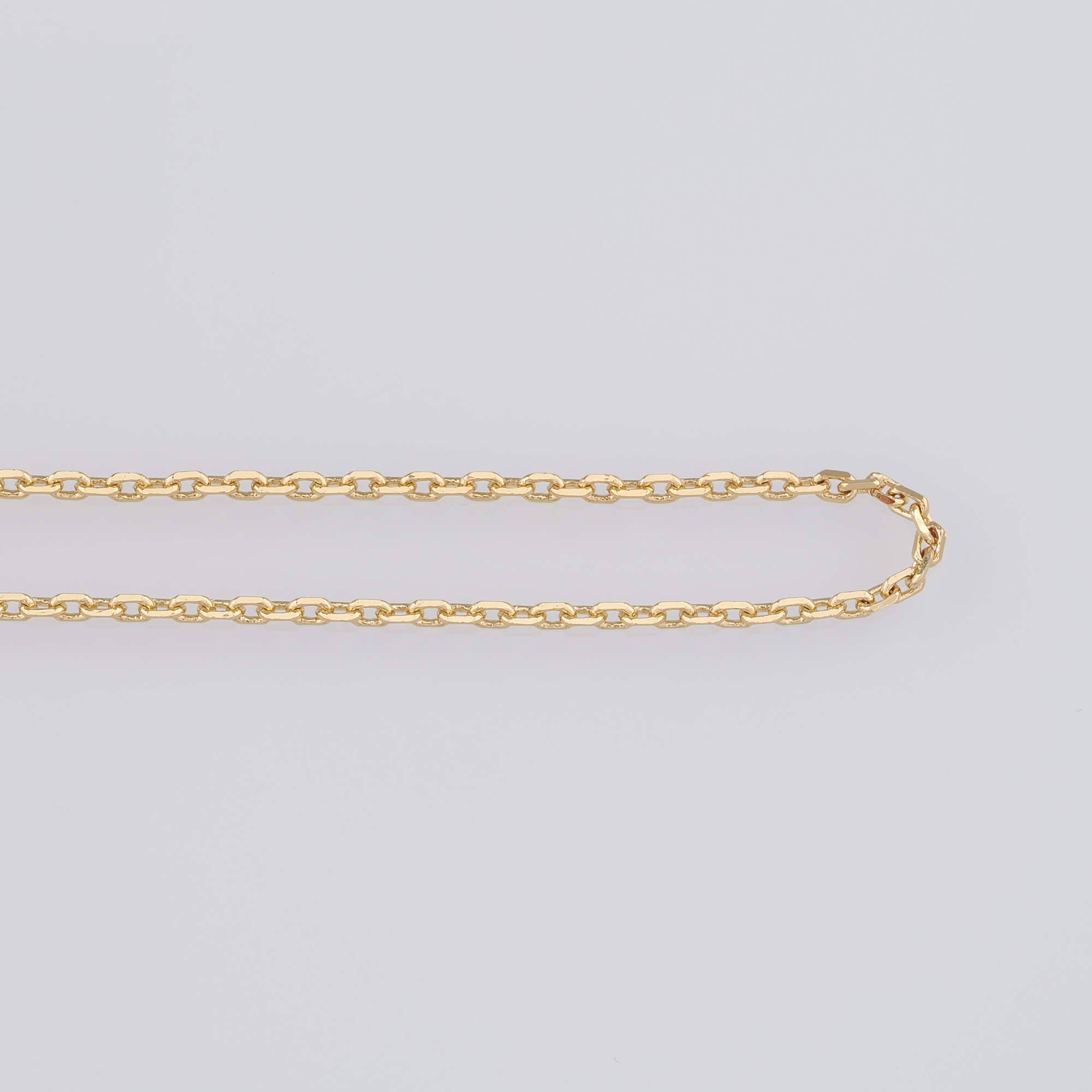 18K Gold Filled Oval Link Necklace,Dainty Thin Chain,Minimalist Necklace,Paper Clip Chain Necklace