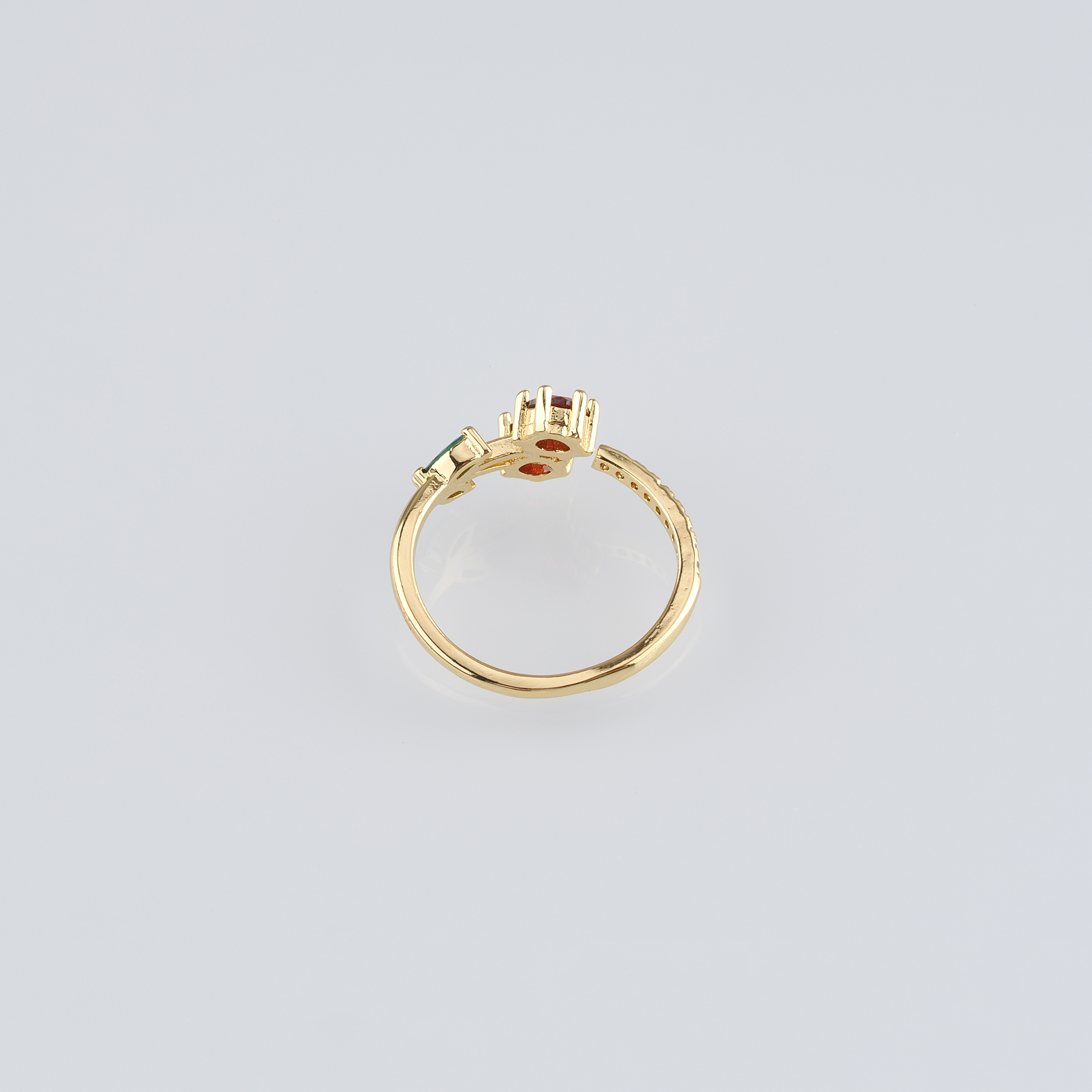 18K Gold Filled Cherry Ring,Fruit Rings,Dainty Ring,Adjustable Ring,Minimalist Ring