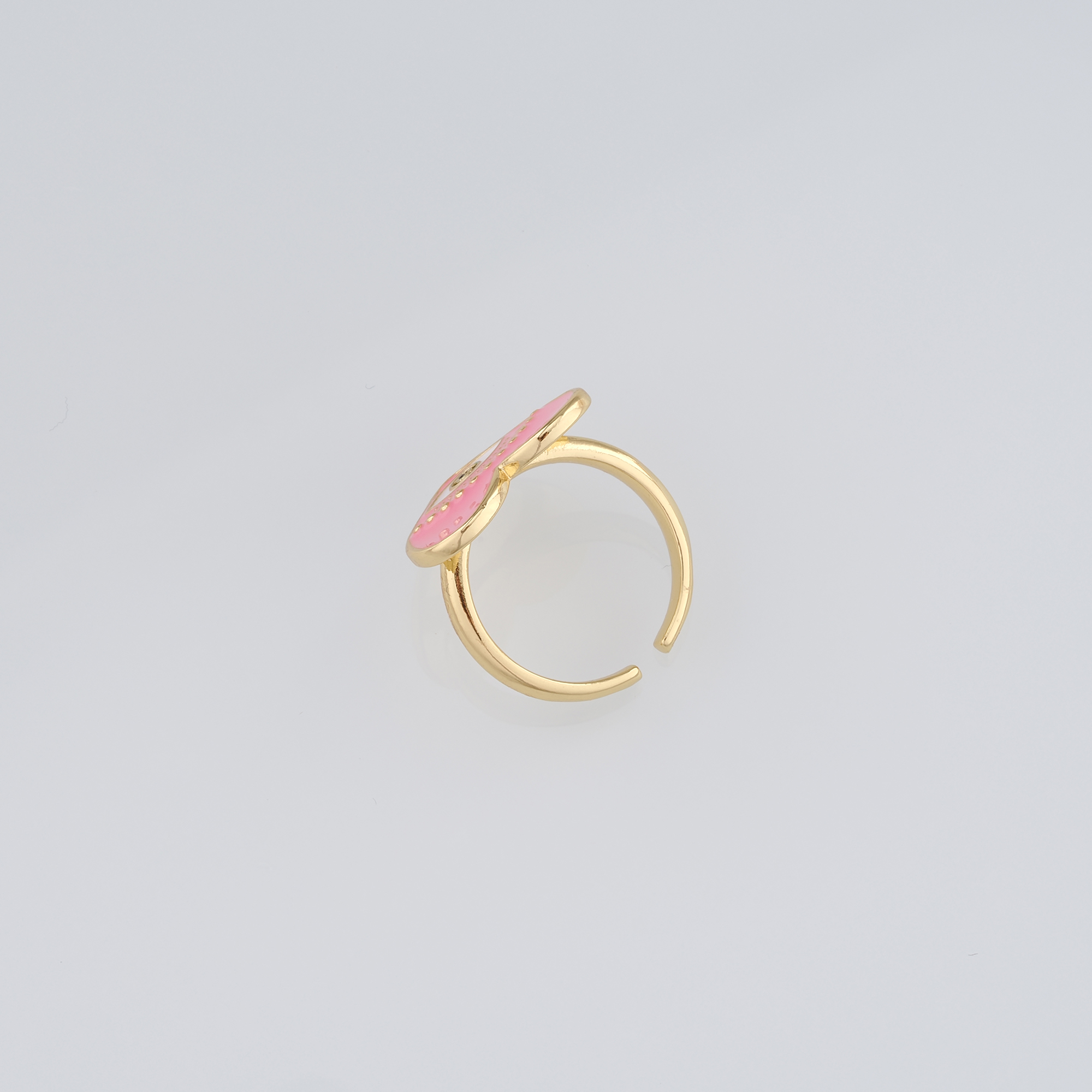 18K Gold Filled Evil Eye Rings,Adjustable Ring,Minimalist Ring,Open Ring