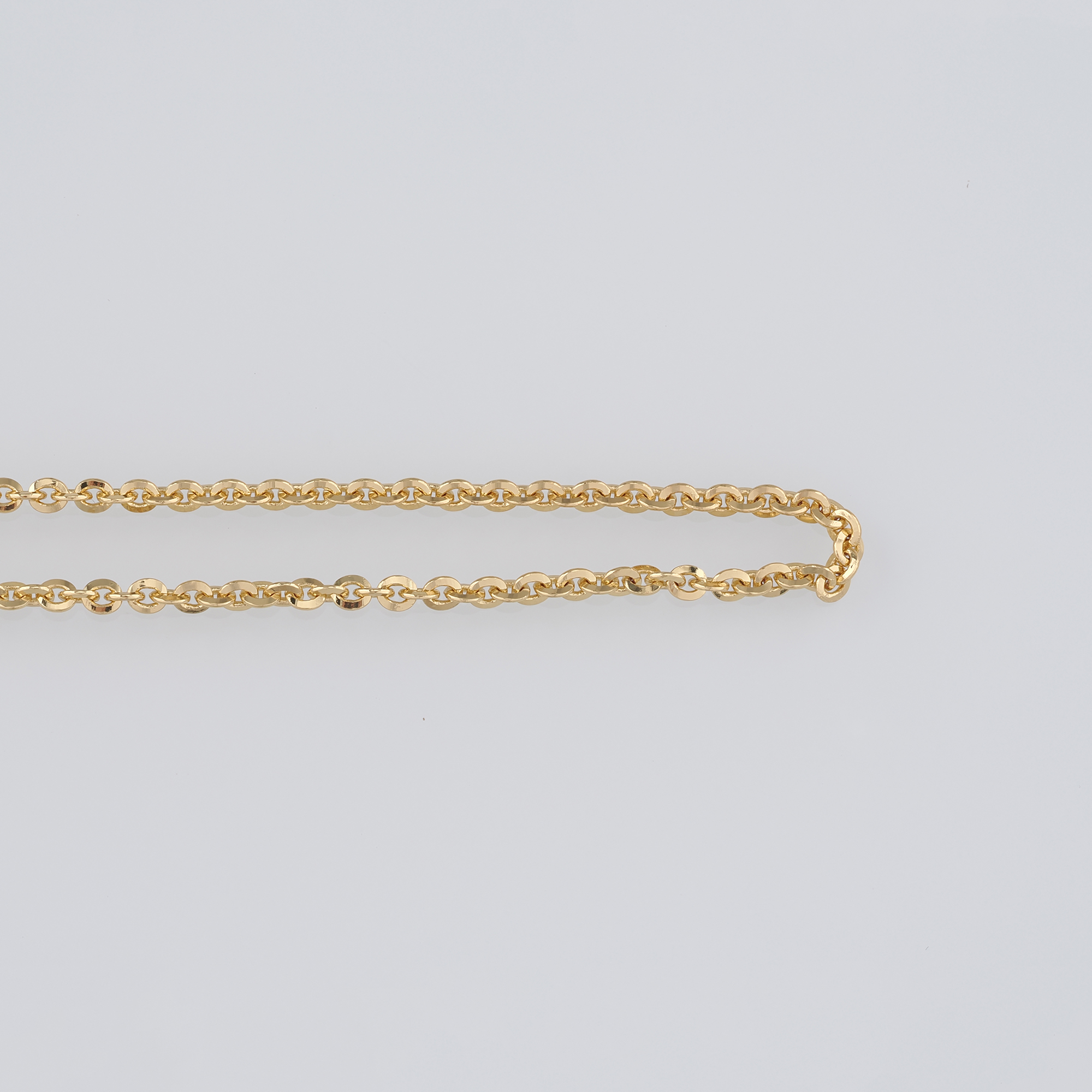 18K Gold Filled Oval Link Necklace,Dainty Thin Chain,Minimalist Necklace,Paper Clip Chain Necklace