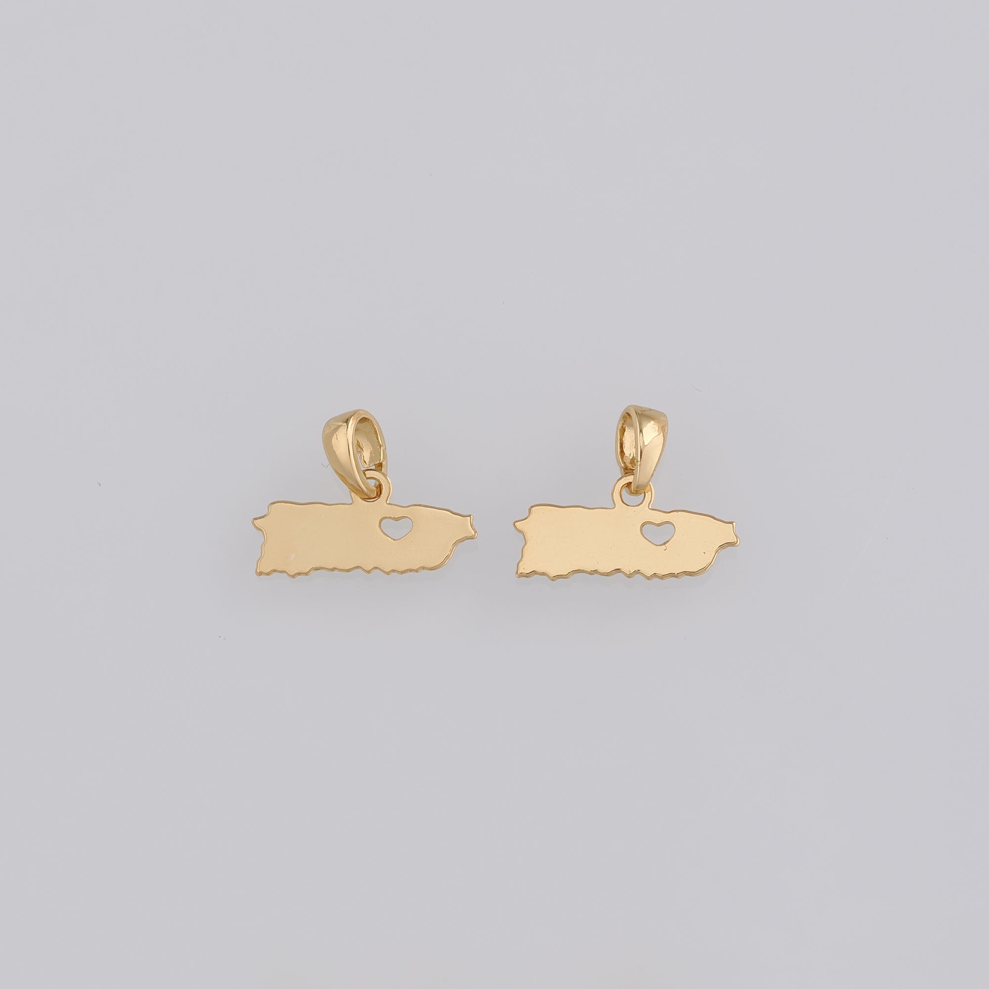 18K Gold Filled Geometric Pendant,Dainty Geometric Charm Earrings Necklace for DIY Jewelry Making Supply