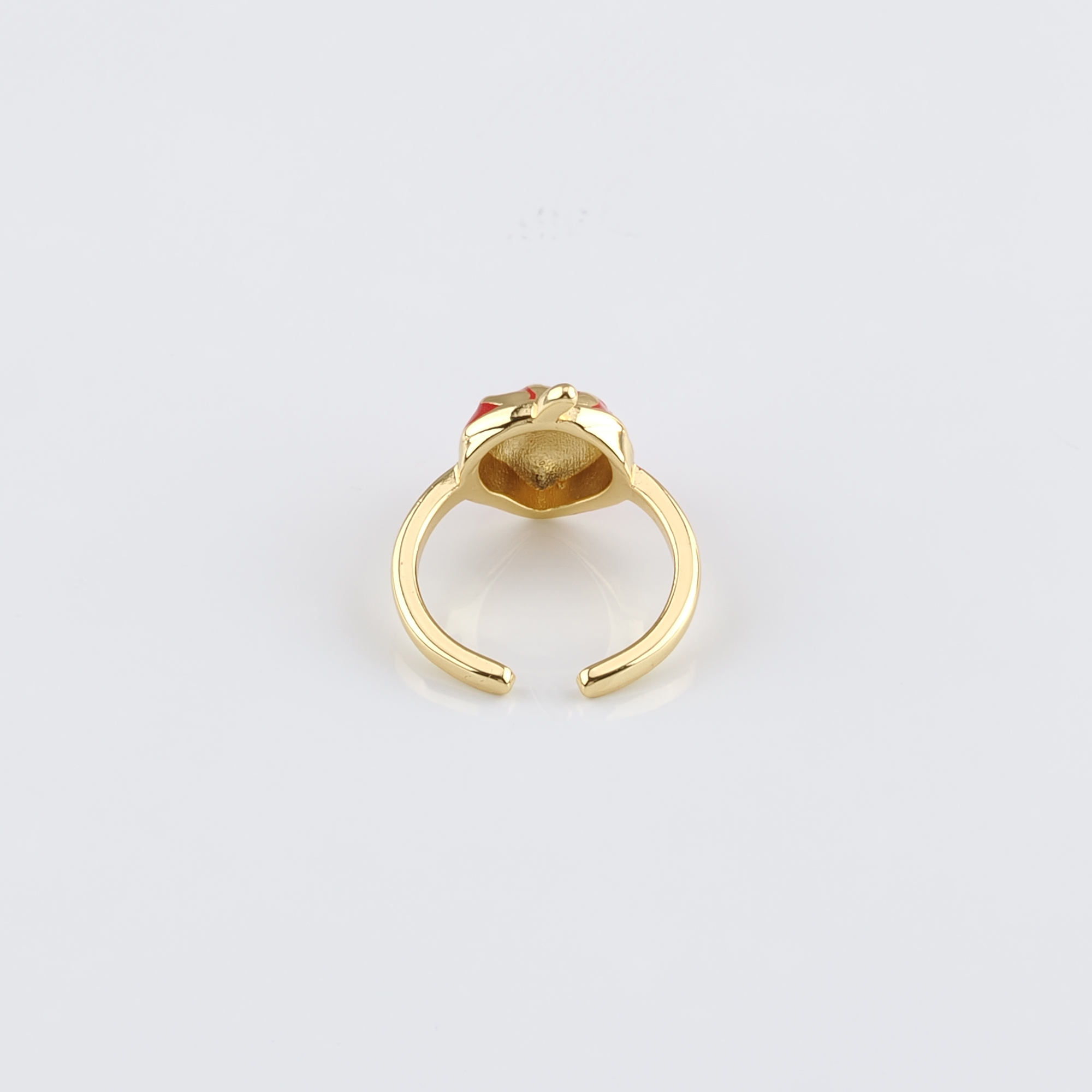 18K Gold Filled Strawberry Ring,Fruit Rings,Dainty Ring,Adjustable Ring,Minimalist Ring