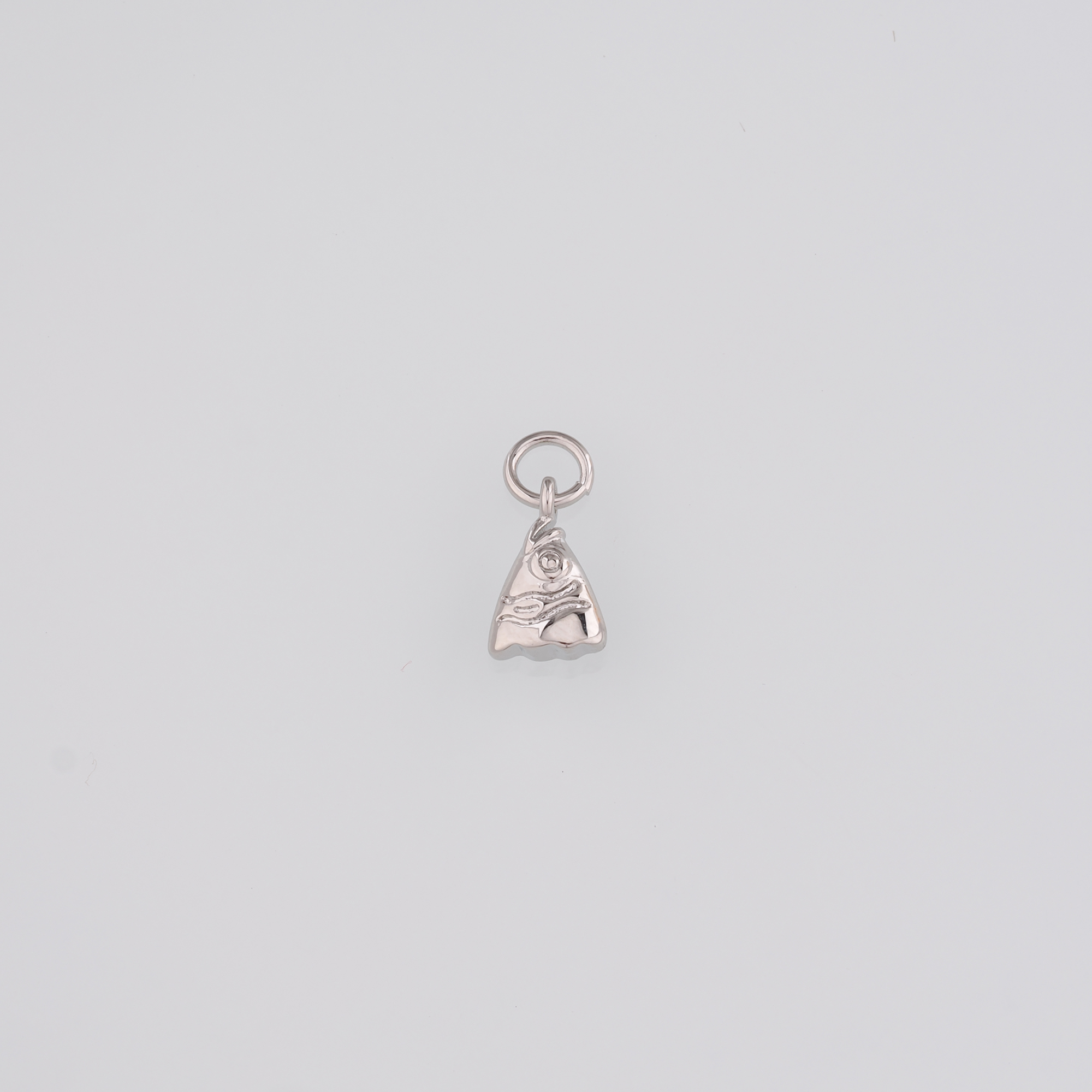 18K Gold Filled Fish Head Pendant,Dainty Fish Charm Earrings Necklace for DIY Jewelry Making Supply