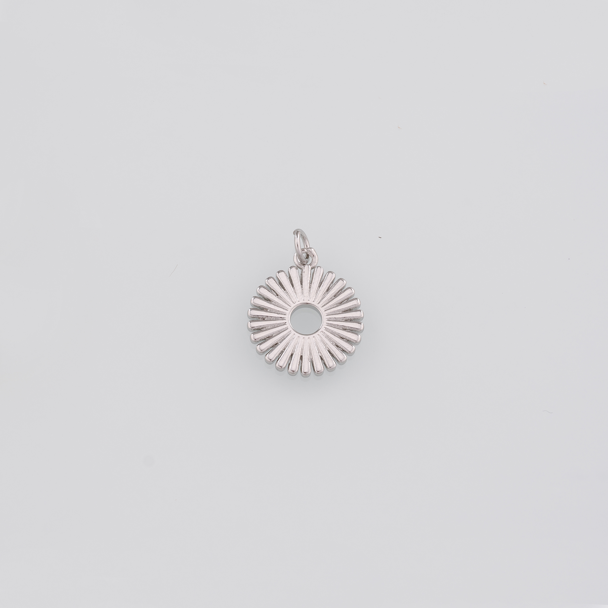 18K Gold Filled Sun Pendant,Dainty Sun Charm Earrings Necklace for DIY Jewelry Making Supply